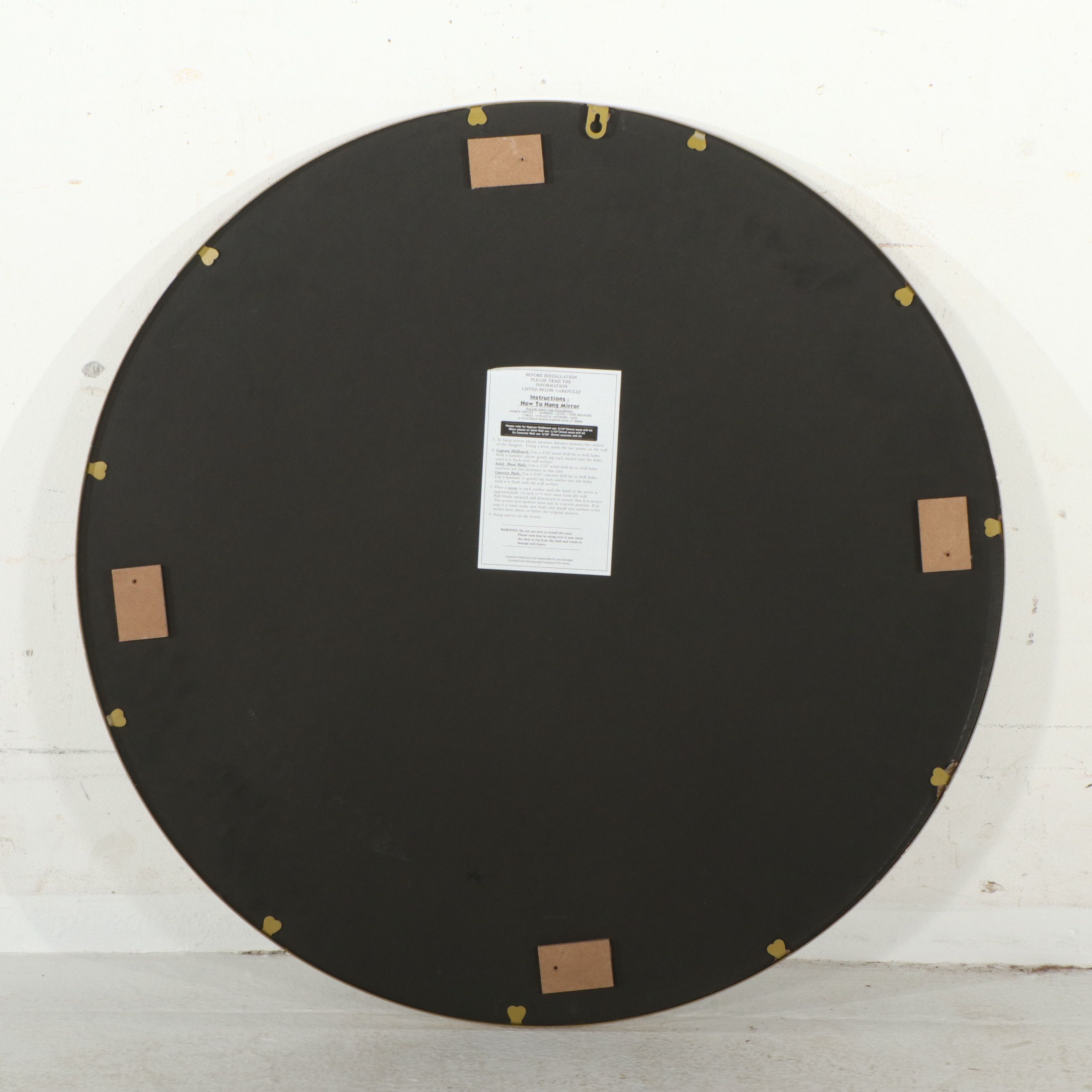 Modern Minimalist Round Wall Mirror