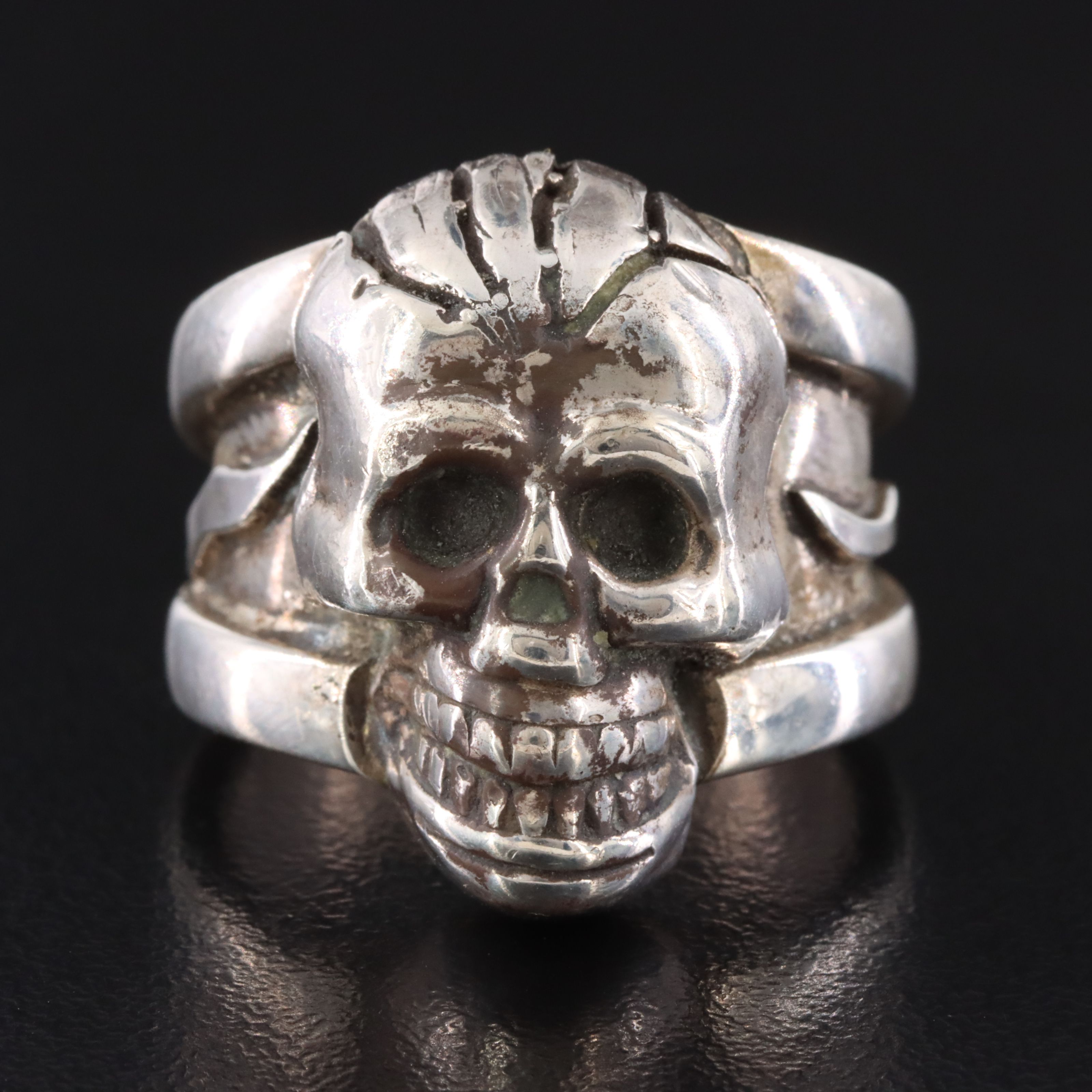 Sterling Skull Ring