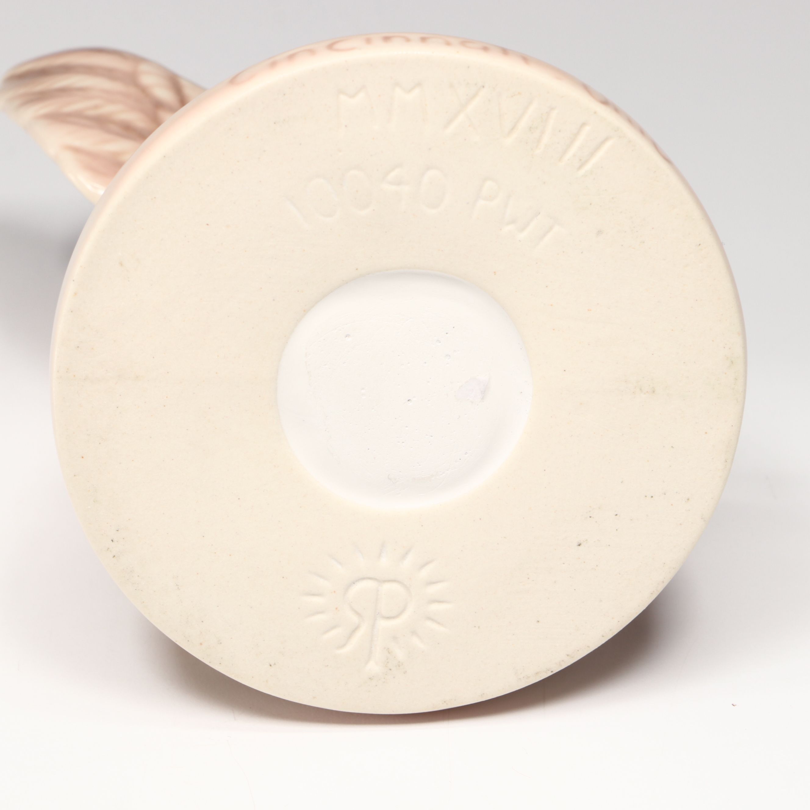 Rookwood Pottery Cincinnati Flying Pig Ceramic Paperweight, 2018