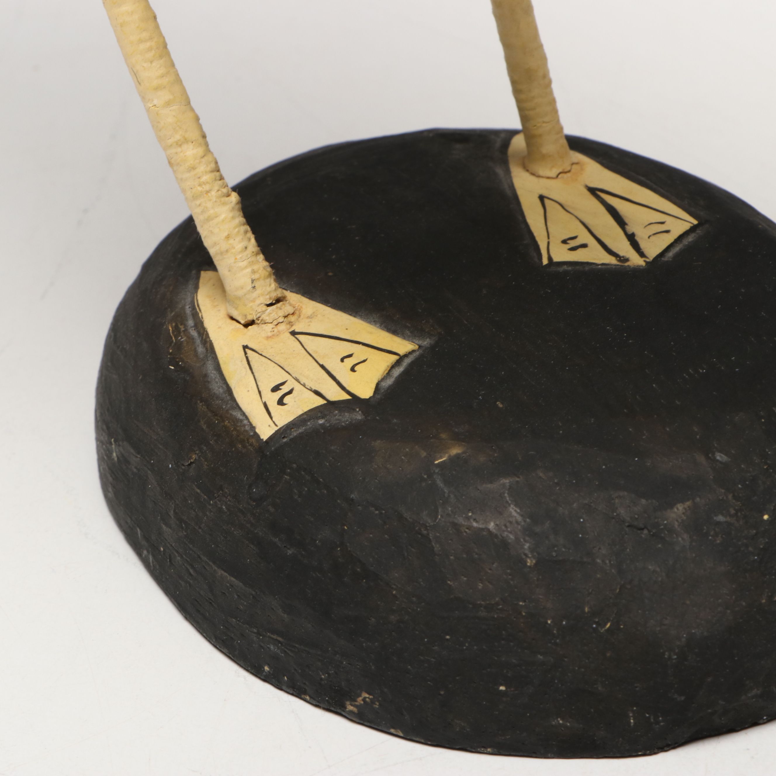 Hand-Painted Carved Wood Avocet and More Shorebird Sculptures