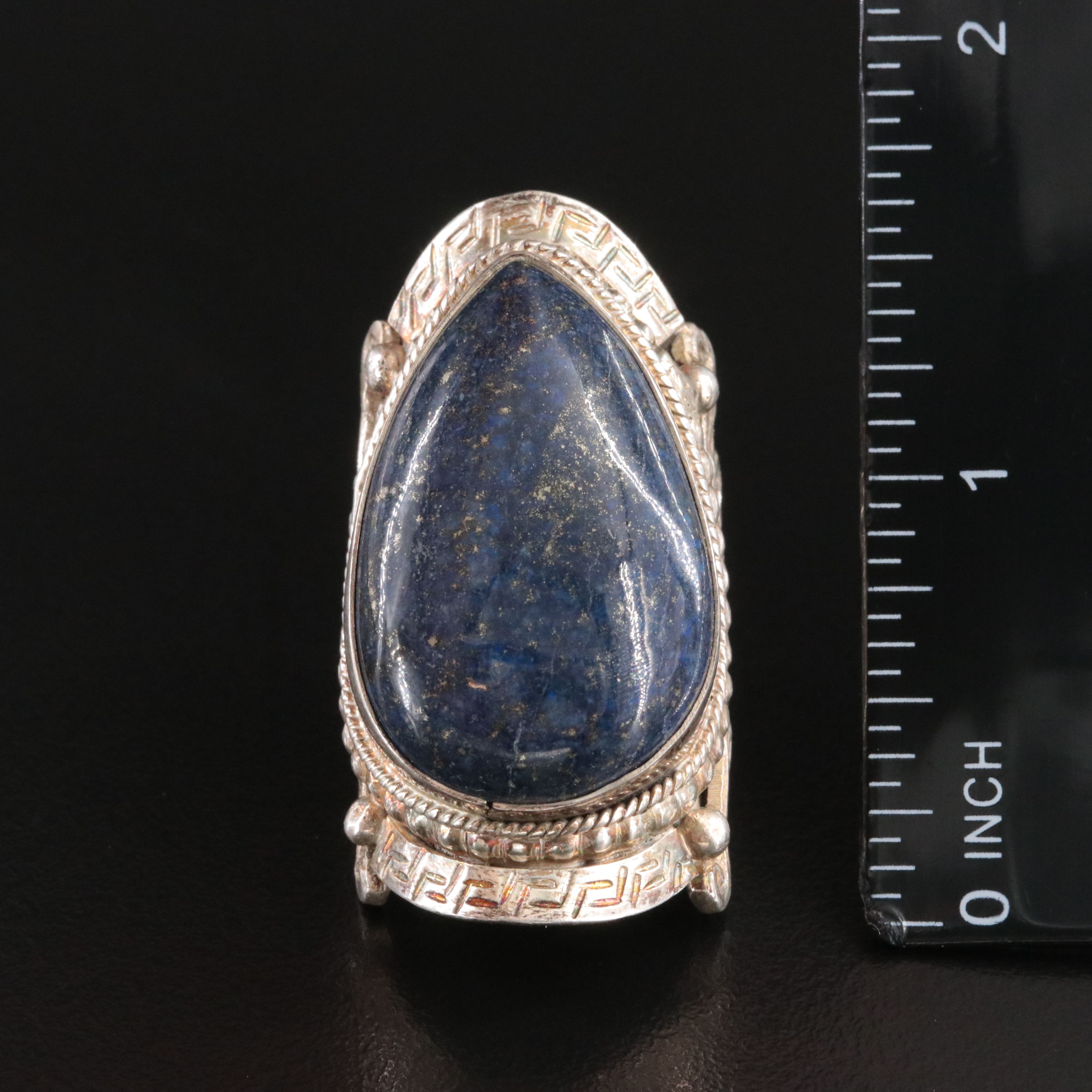 Sterling Lapis Lazuli Ring