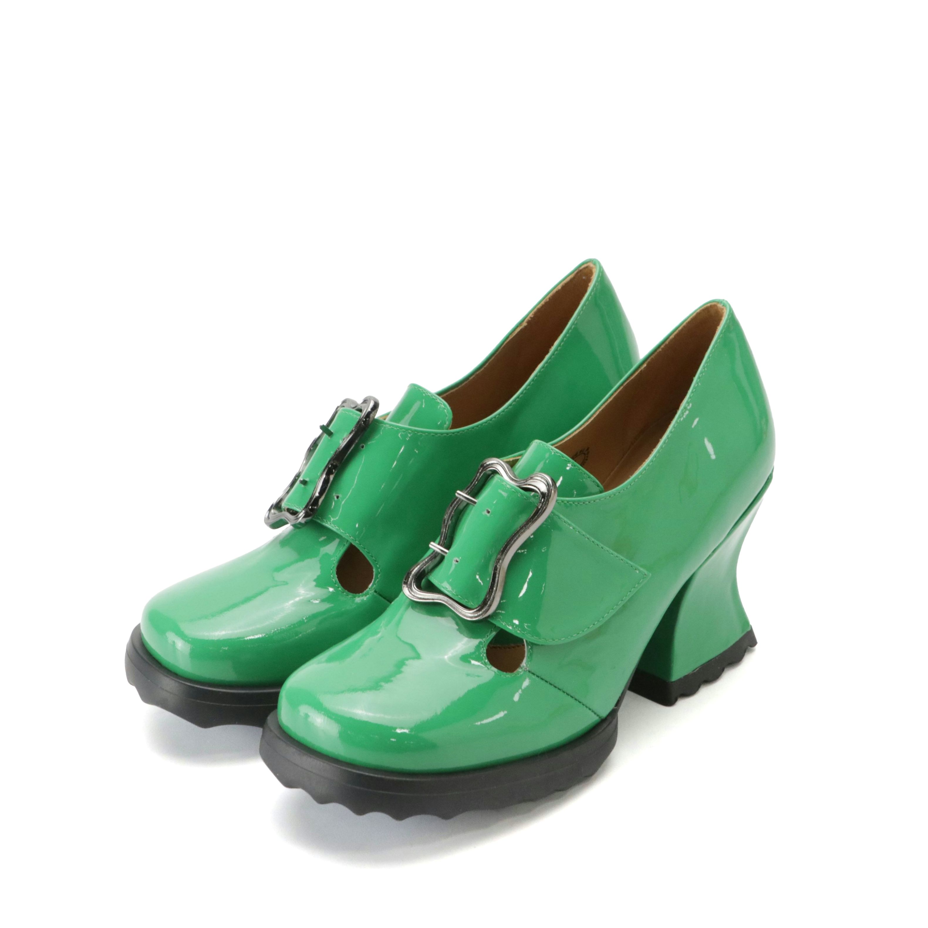 John Fluevog "Sosta" Platform Heels in Patent Leather