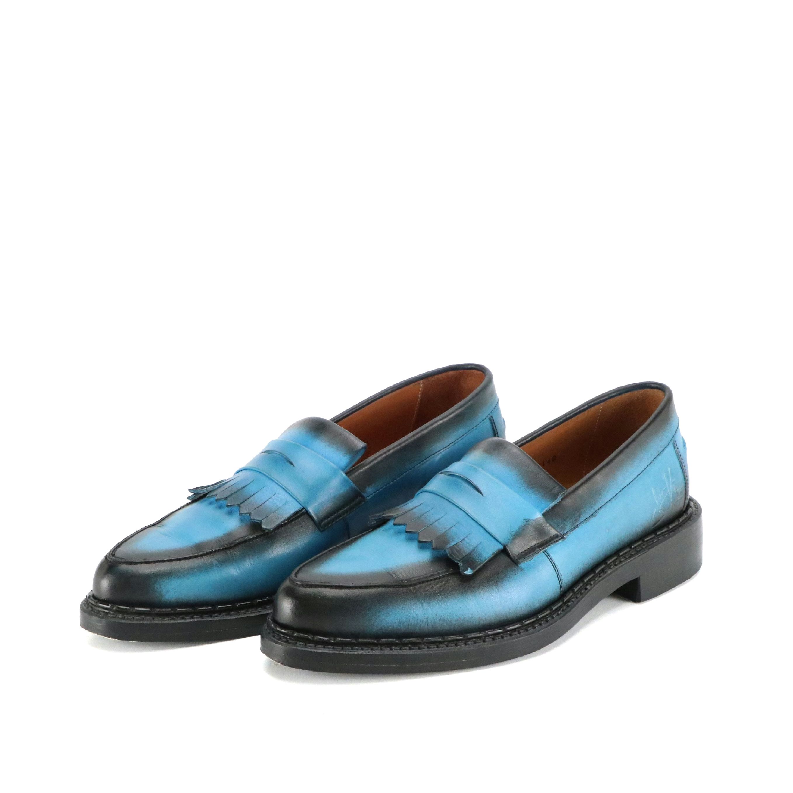 Men's John Fluevog Bicknell Kiltie Loafers in Leather