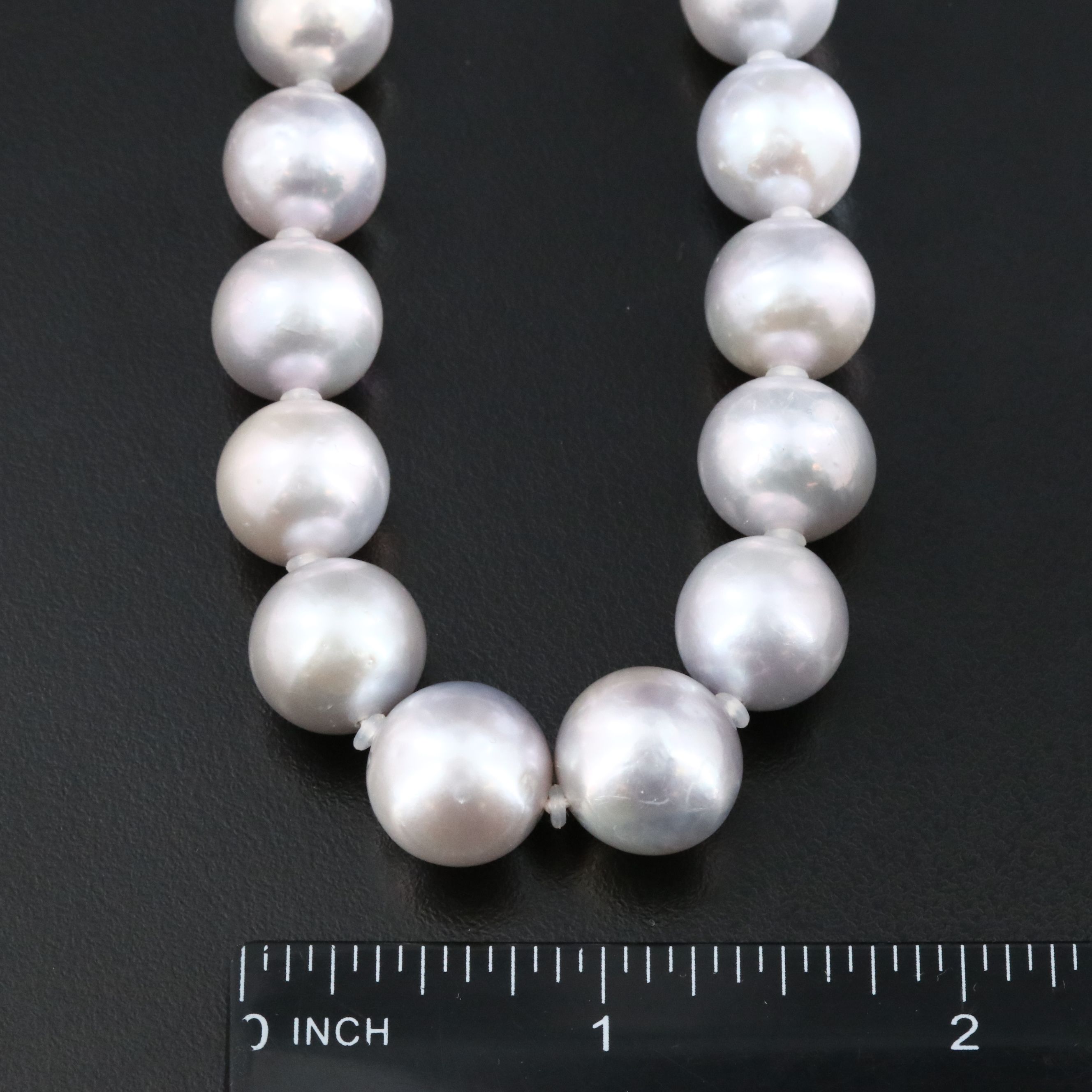 Pearl Necklace with 18K Clasp