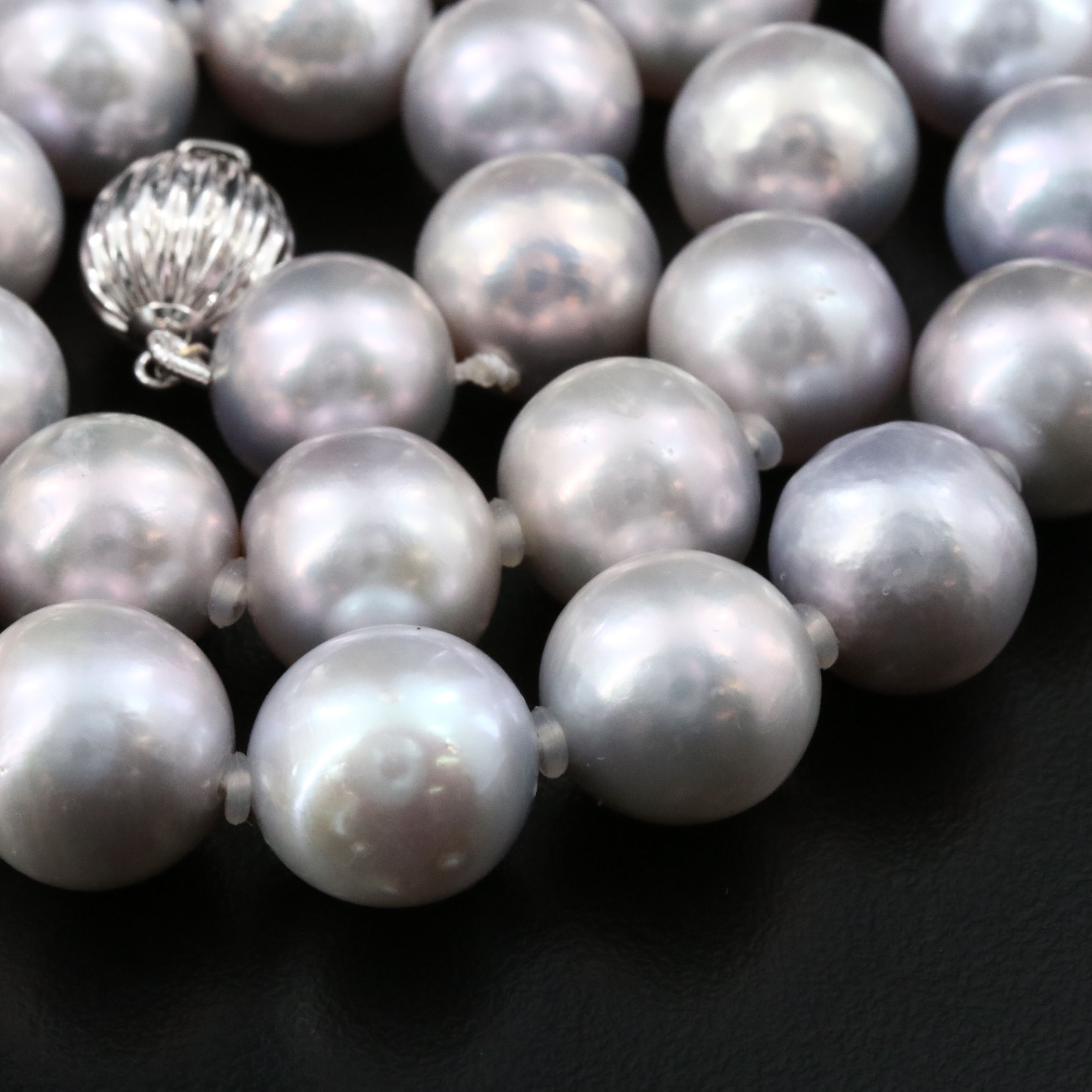 Pearl Necklace with 18K Clasp