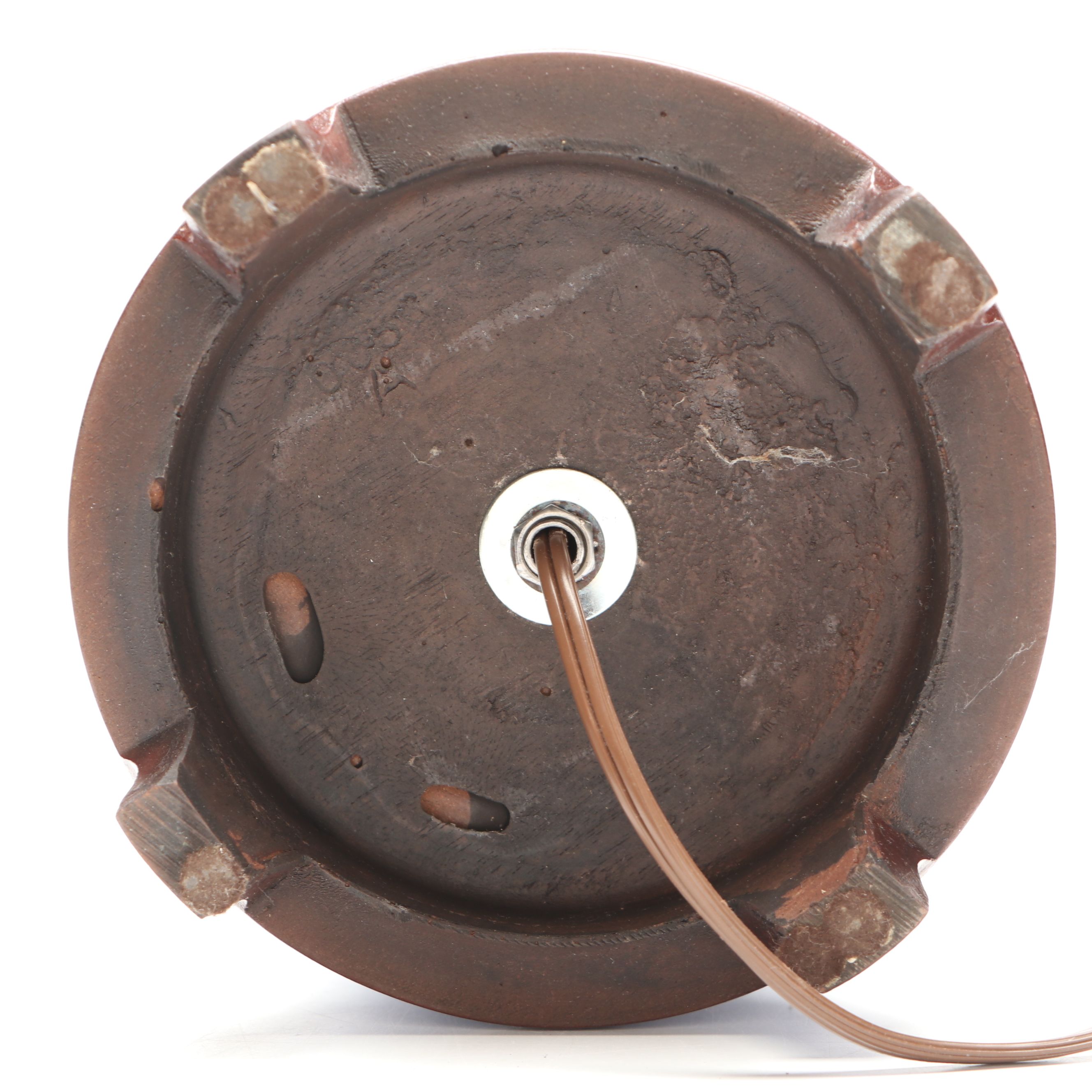 Chinese Style Floral Blue and White Porcelain Table Lamp on Resin Base