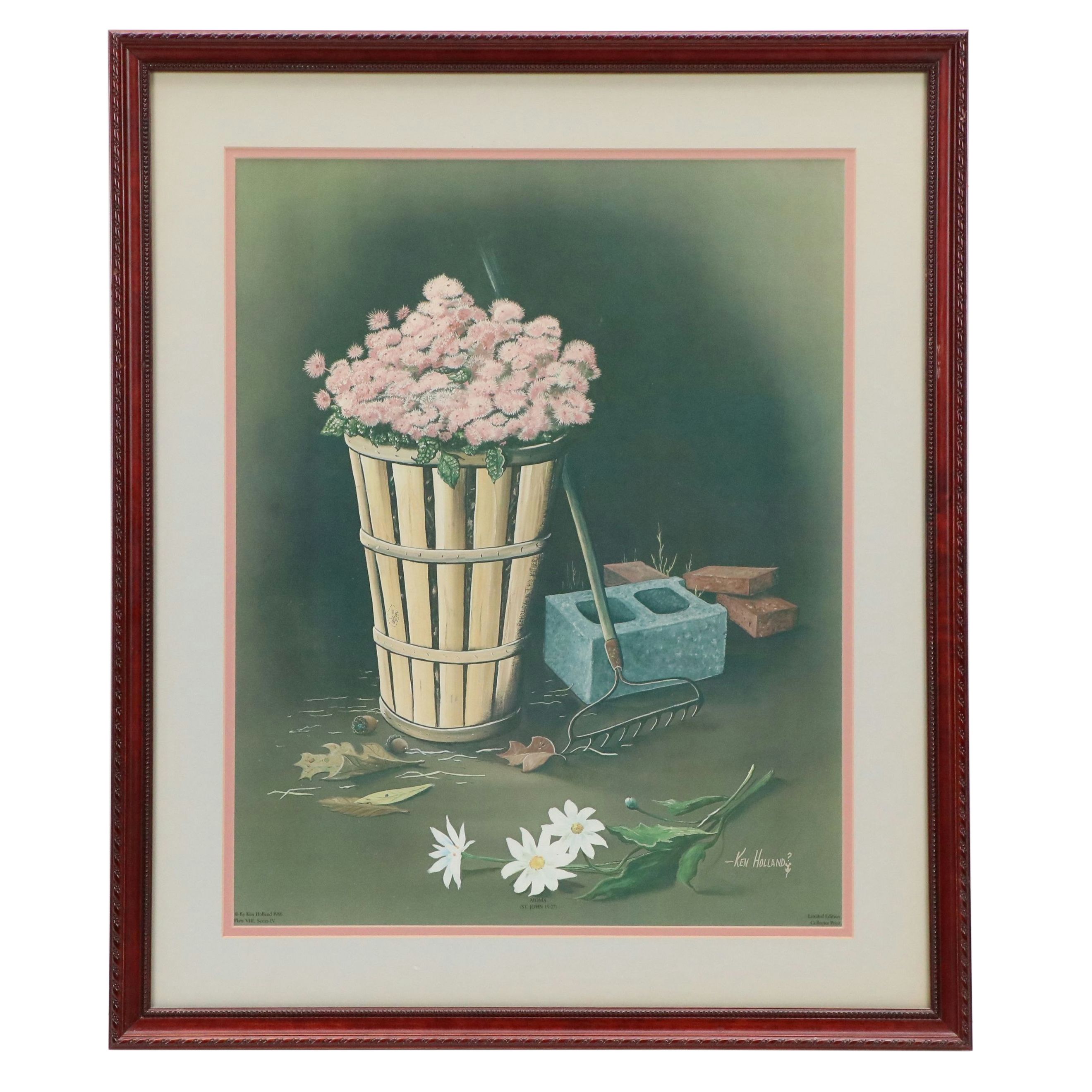 Ken Holland Offset Lithograph "Moma (St. John 19:27)," 1986