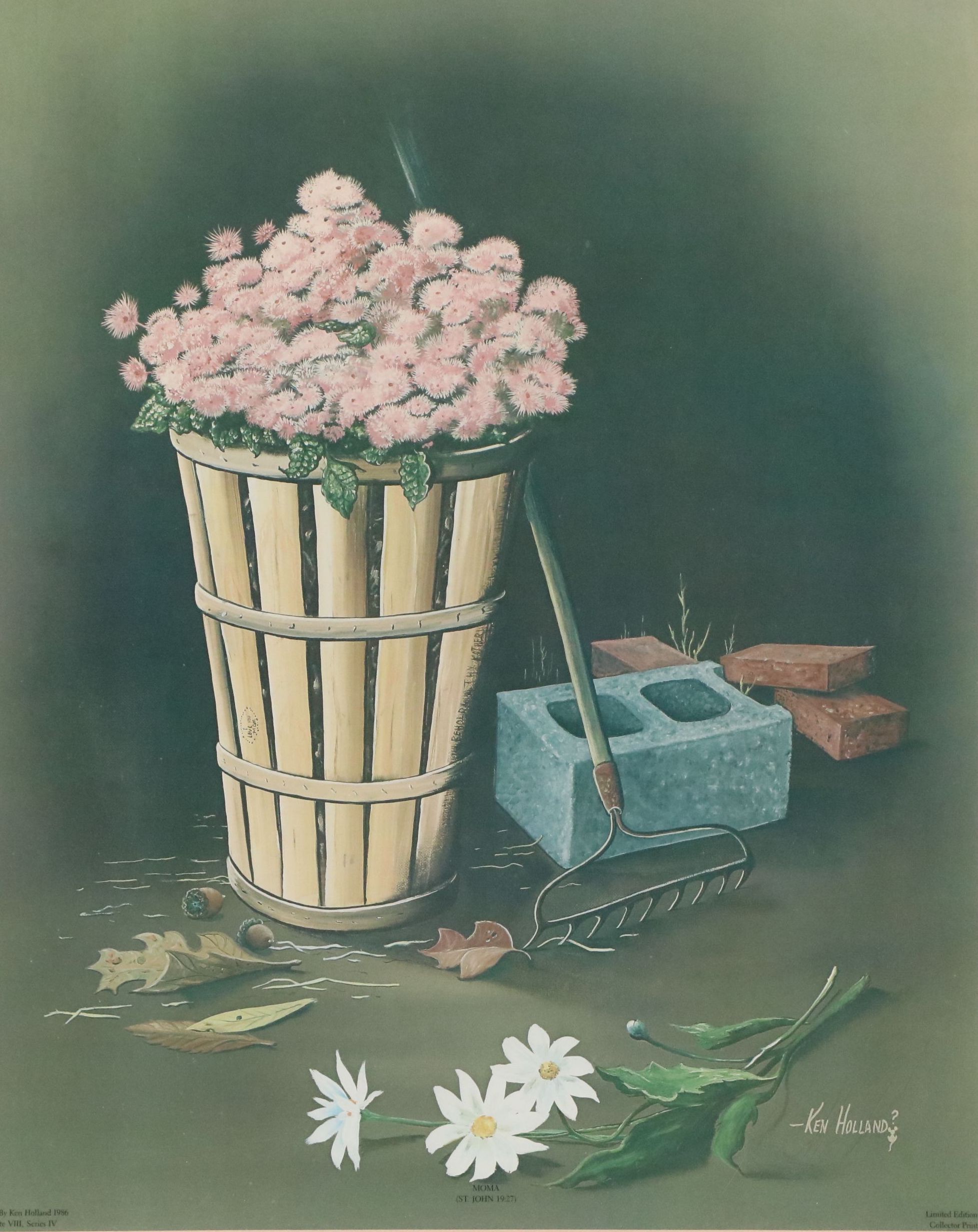 Ken Holland Offset Lithograph "Moma (St. John 19:27)," 1986