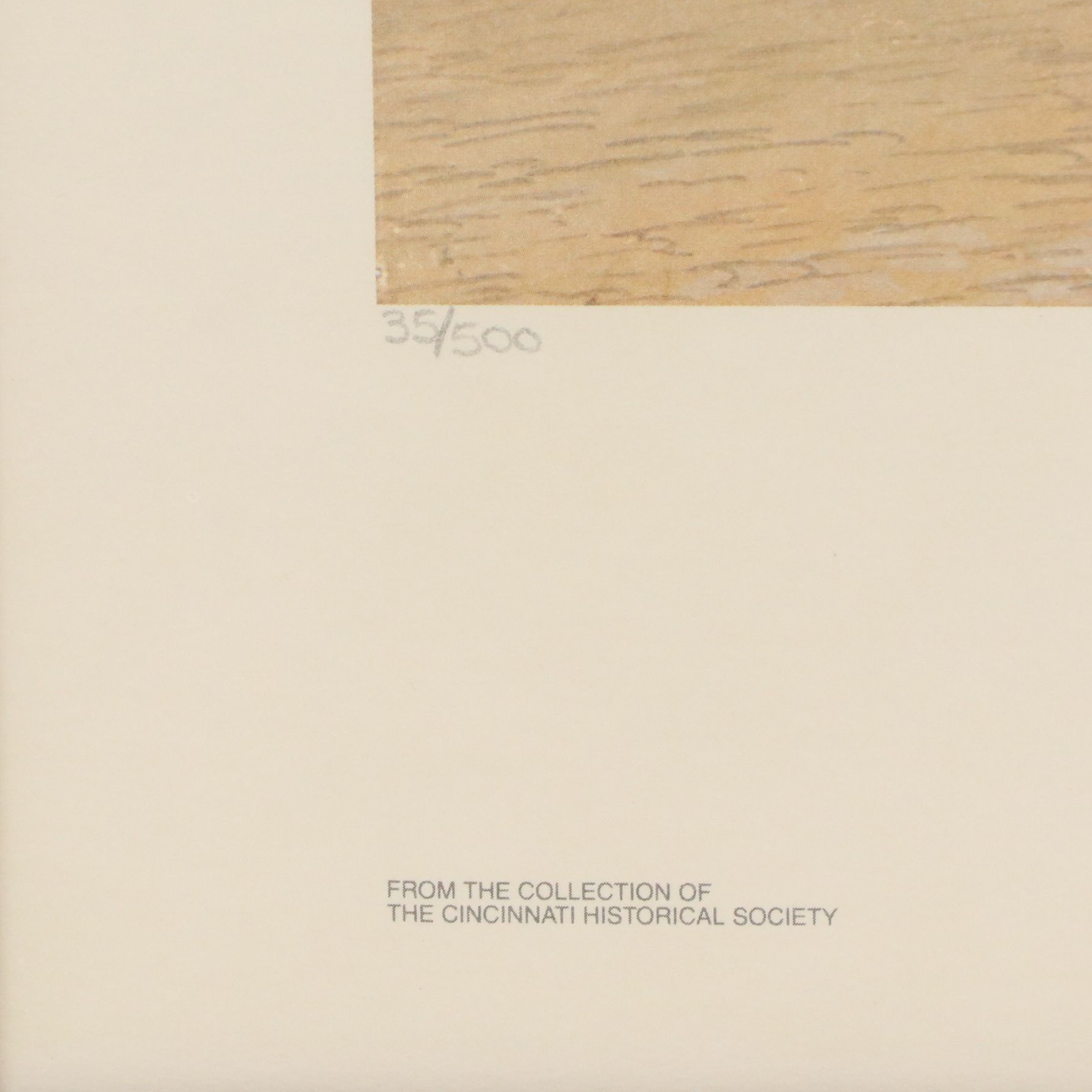After John Caspar Wild Offset Lithograph "Cincinnati 1835...", 1994-2013