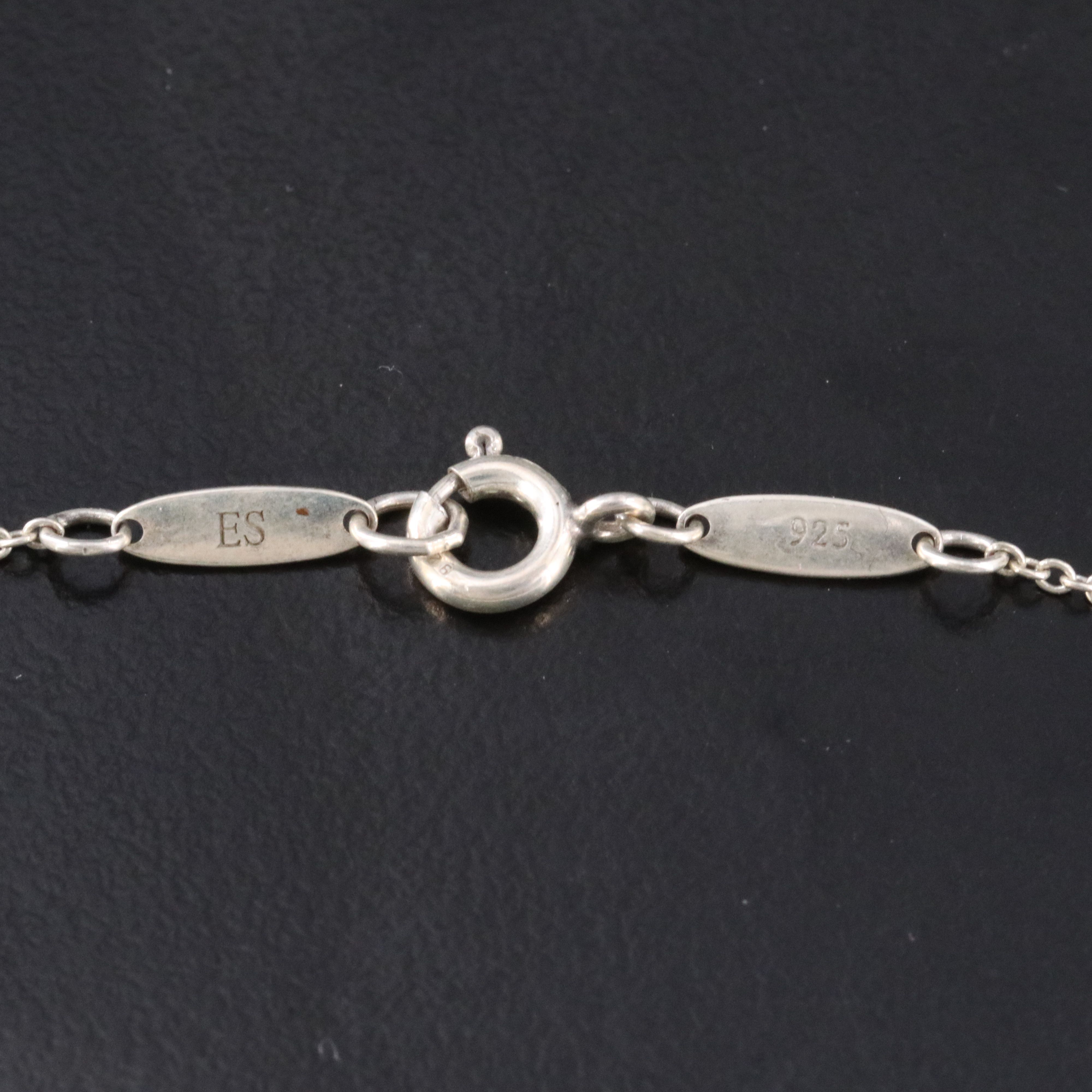 Elsa Peretti for Tiffany & Co. Sterling Lapis Nugget Necklace