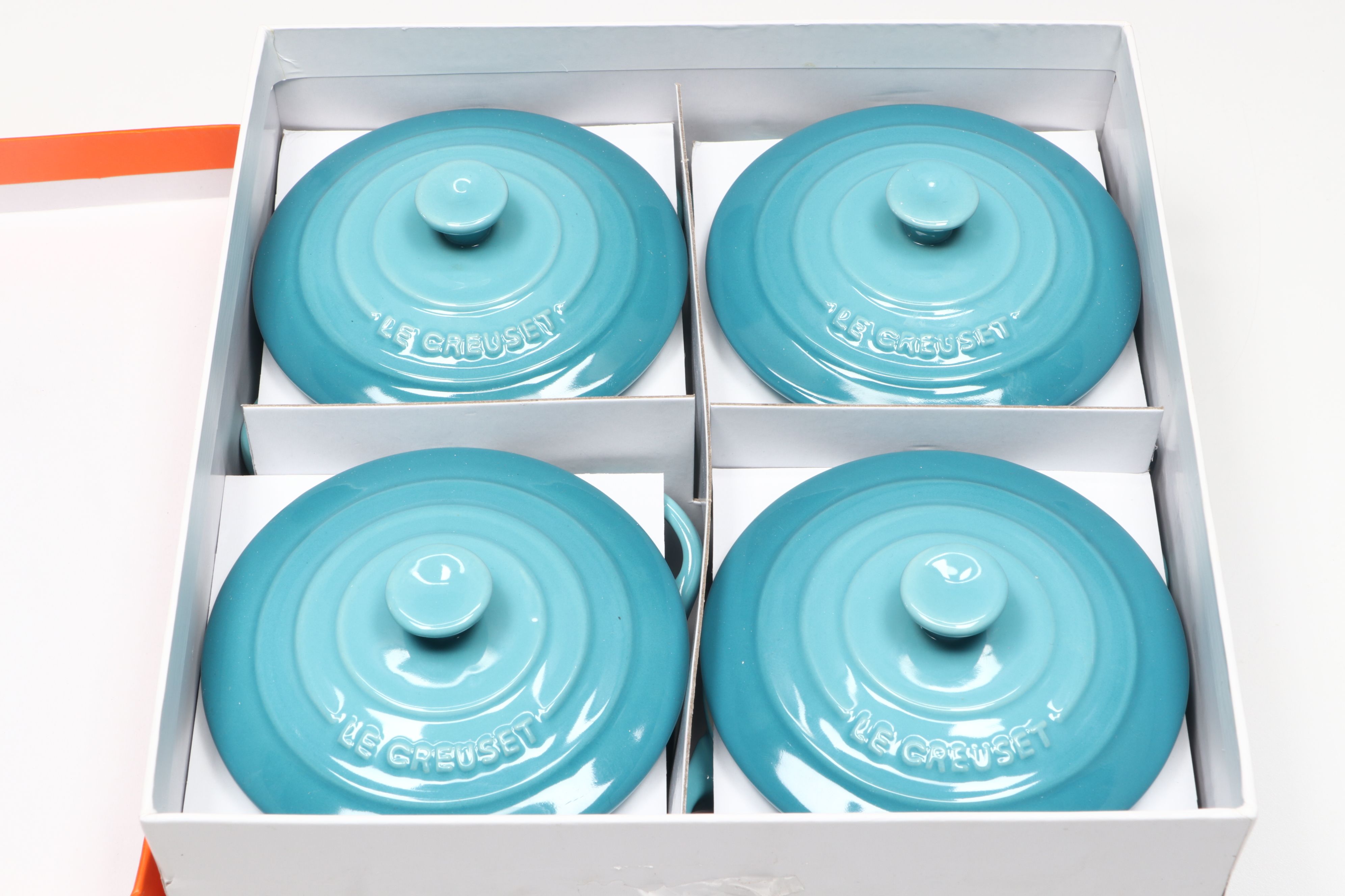Le Creuset Caribbean Mini Round Stoneware Cocottes