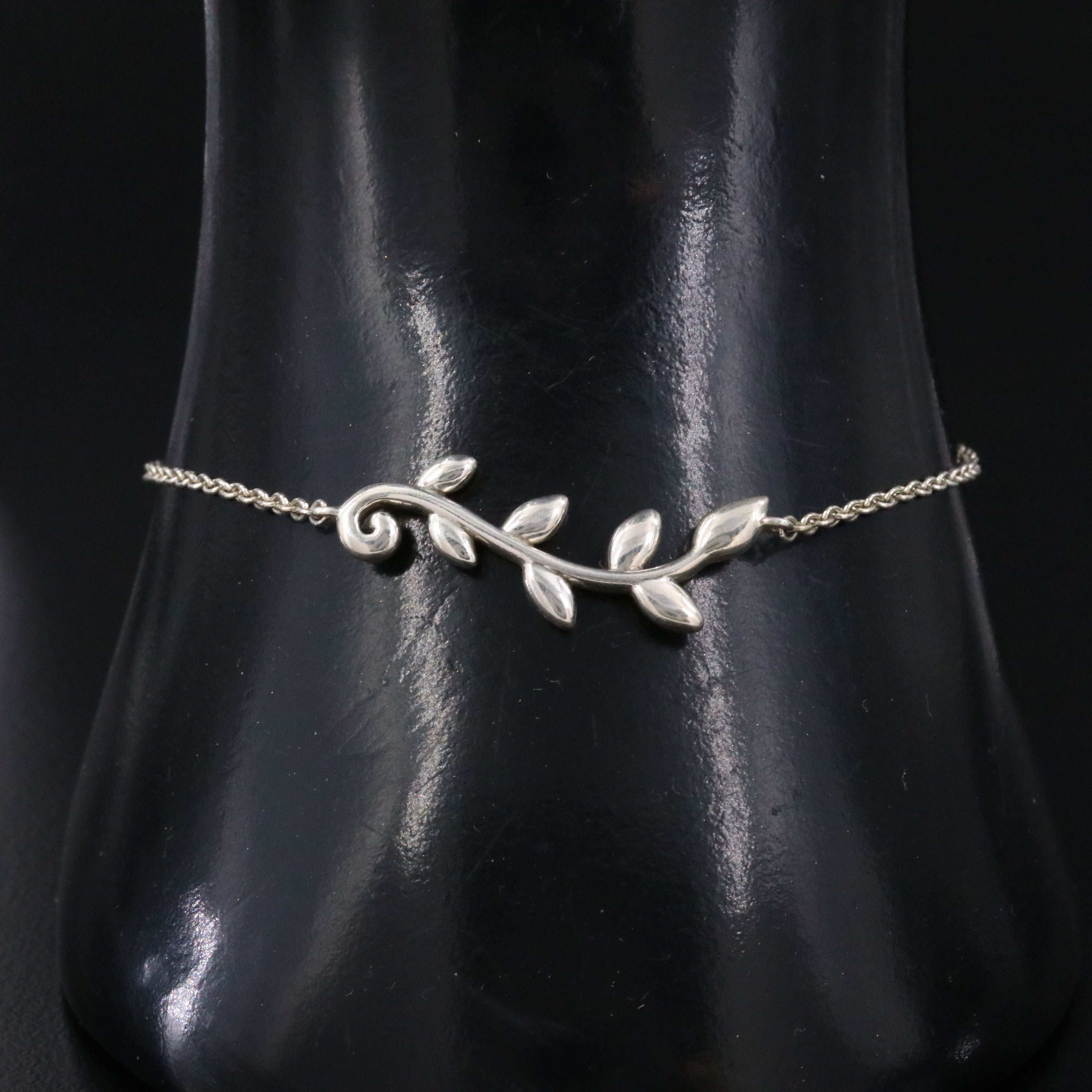 Paloma Picasso for Tiffany & Co. Sterling Olive Leaf Bracelet