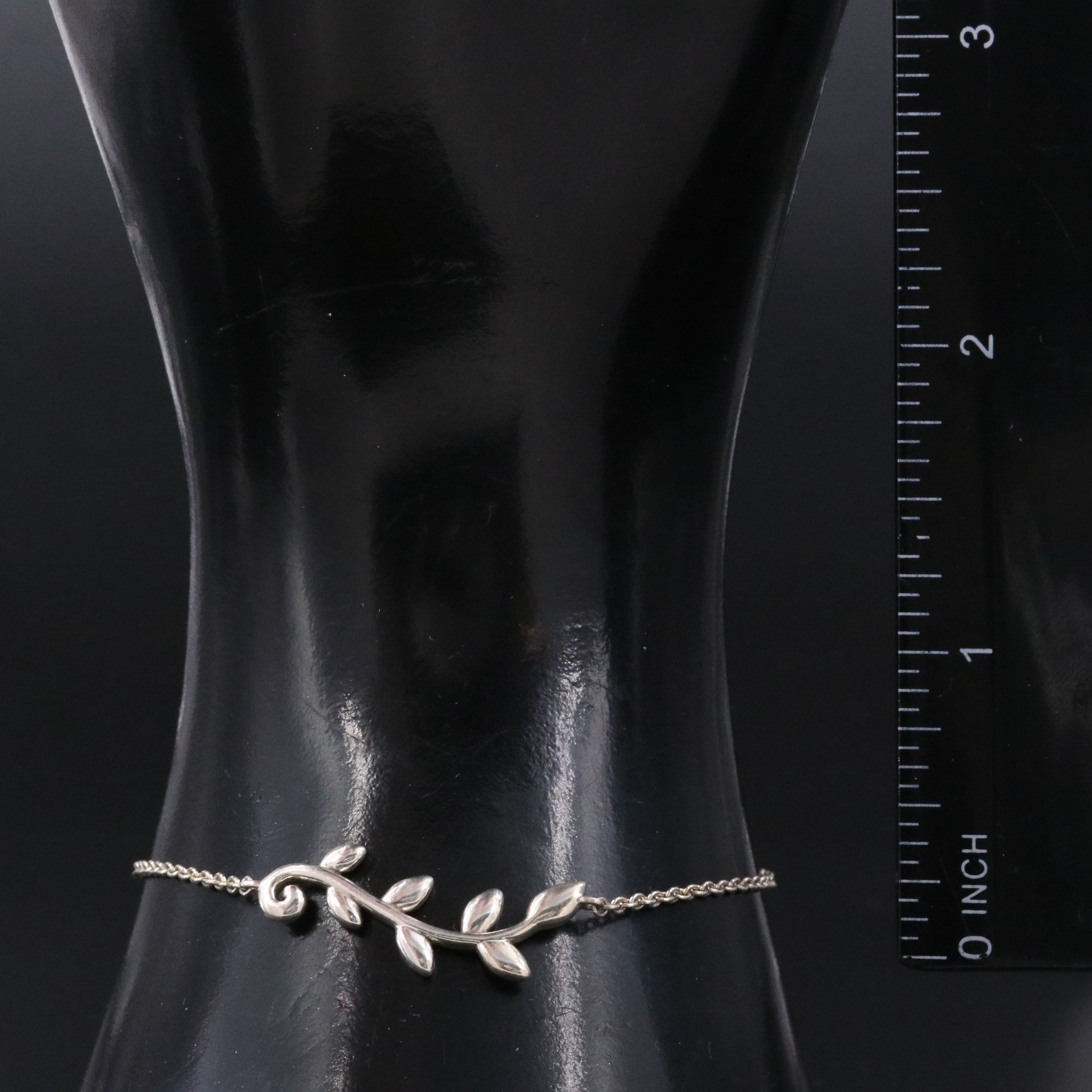 Paloma Picasso for Tiffany & Co. Sterling Olive Leaf Bracelet