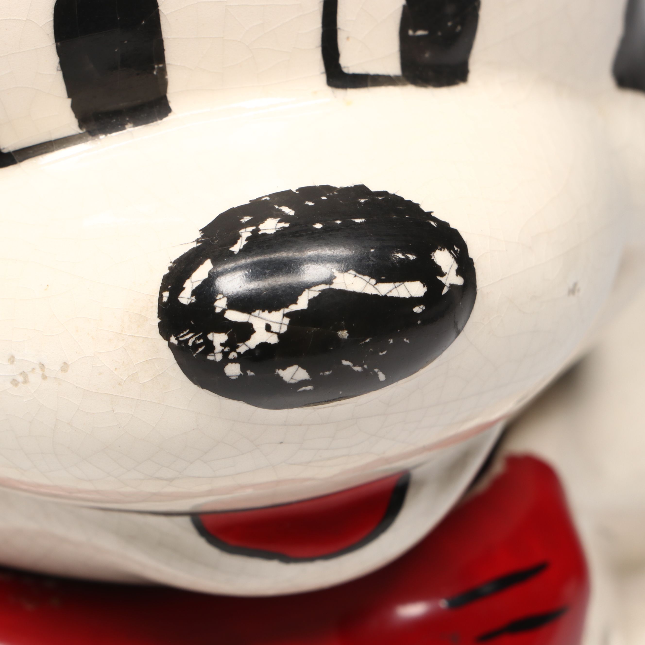 Mickey and Minnie Mouse Turnabout Style Ceramic Cookie Jar