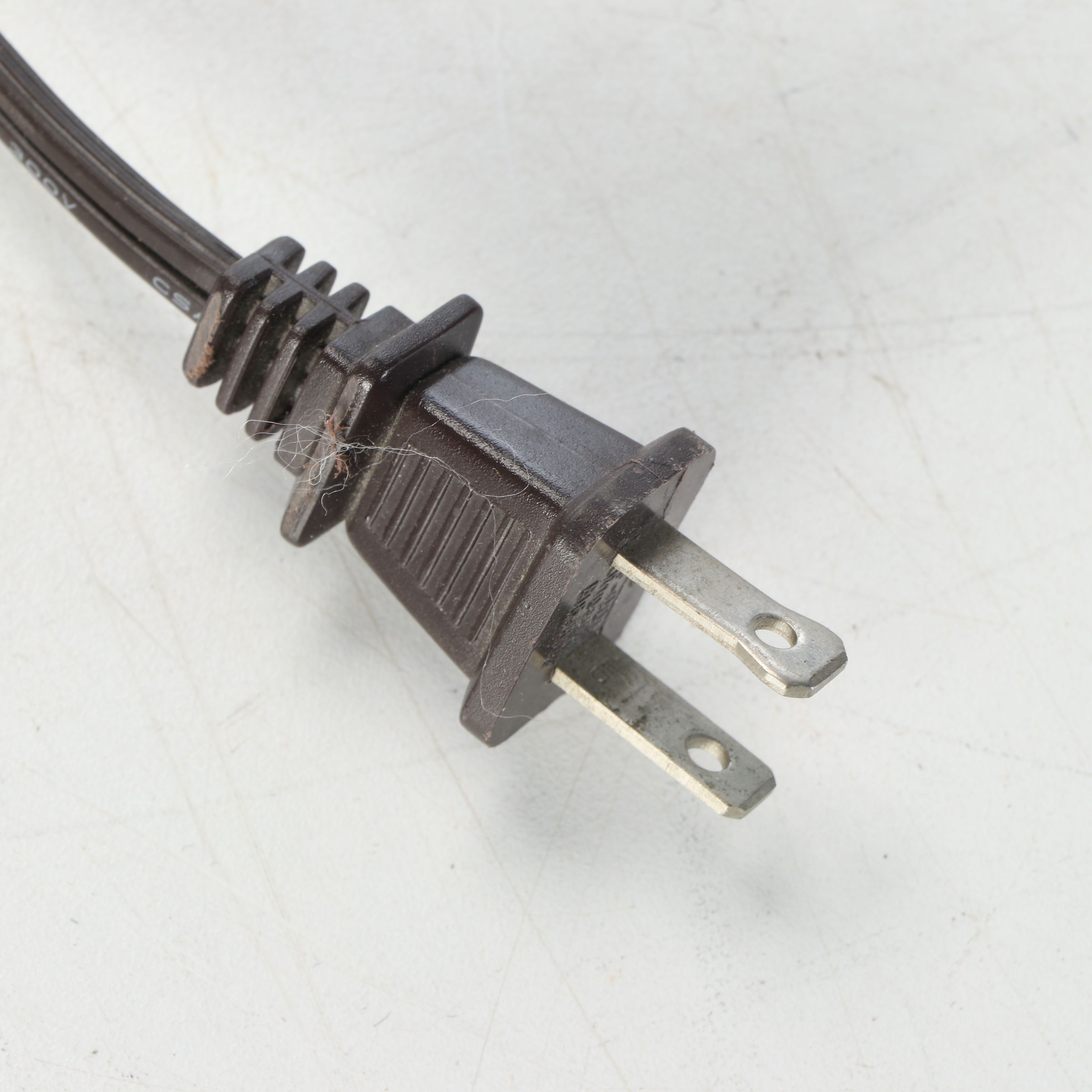 Art Nouveau Inspired Glass Shade Double-Socket Table Lamp