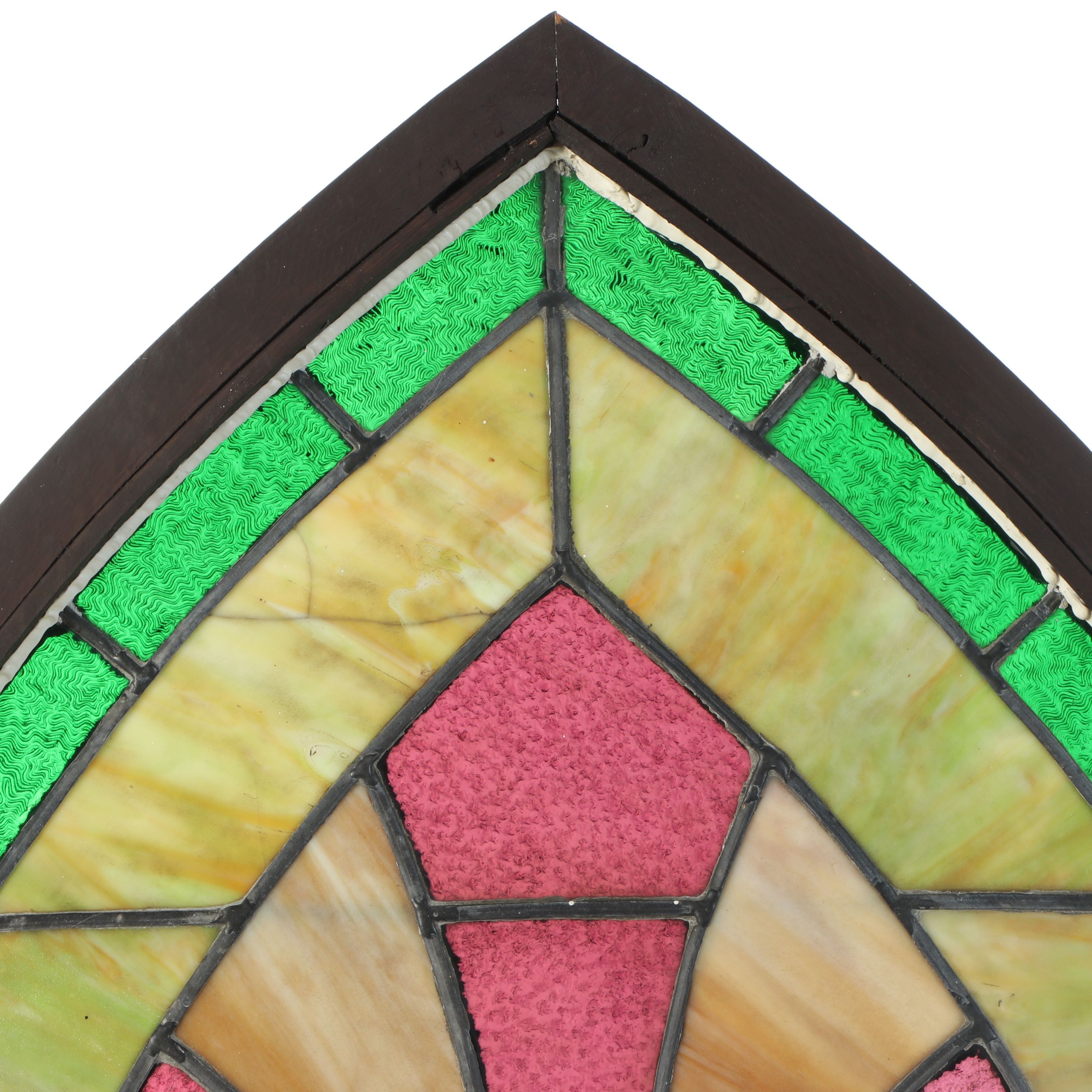 St Peter's Keys Under Arch Stained Glass Window Panel