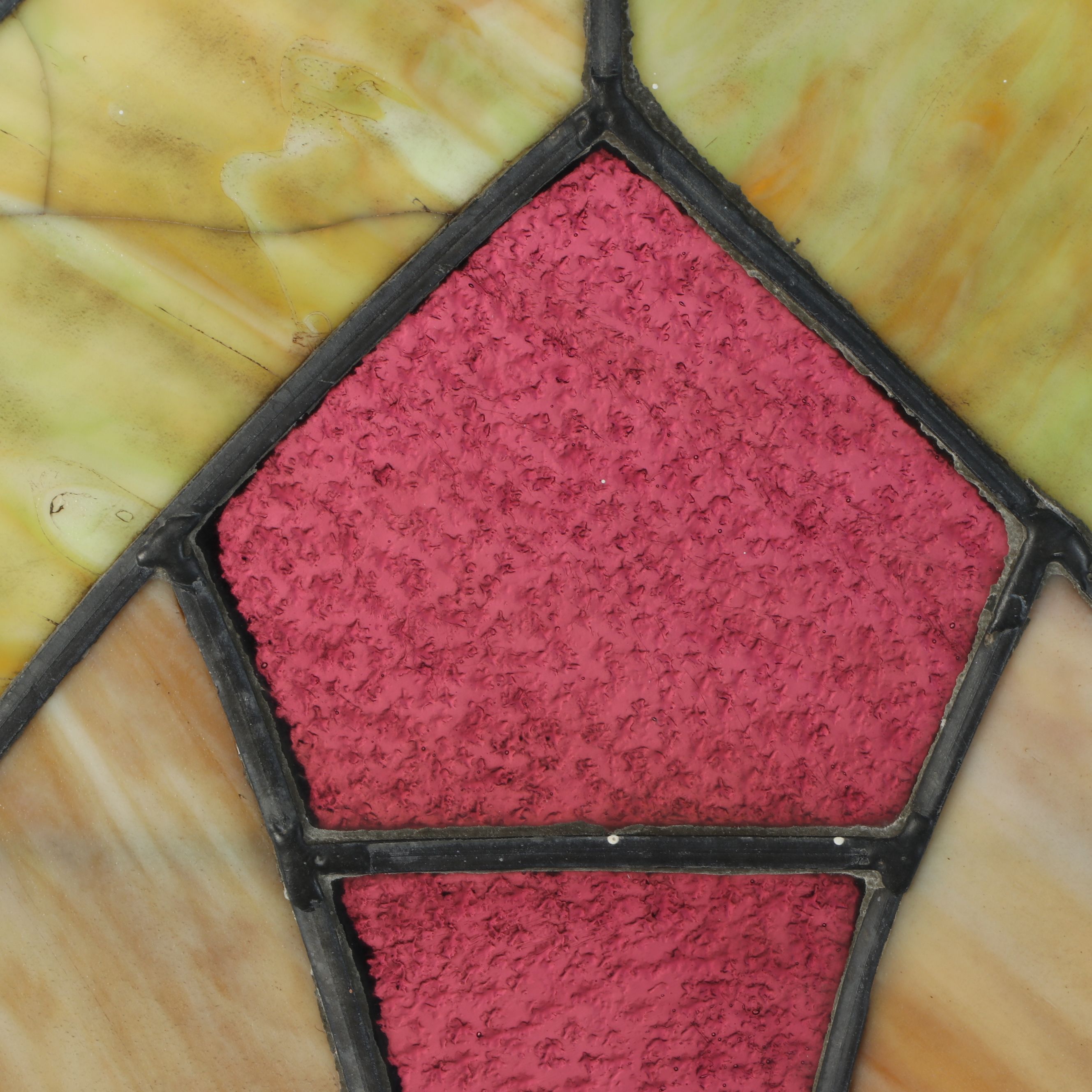 St Peter's Keys Under Arch Stained Glass Window Panel