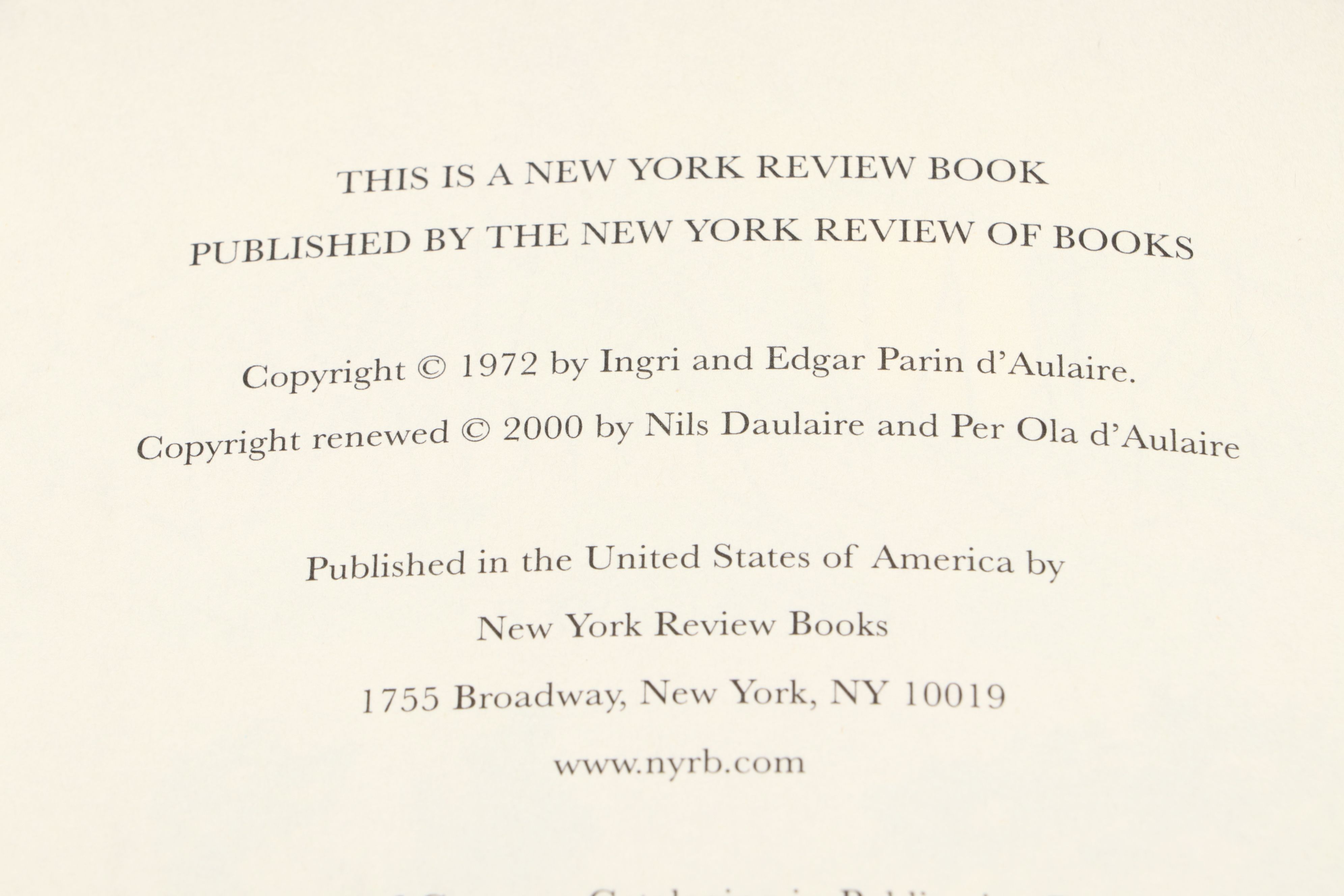 "D'Aulaires' Book of Trolls" by Ingri and Edgar Parin D'Aulaire, 2006