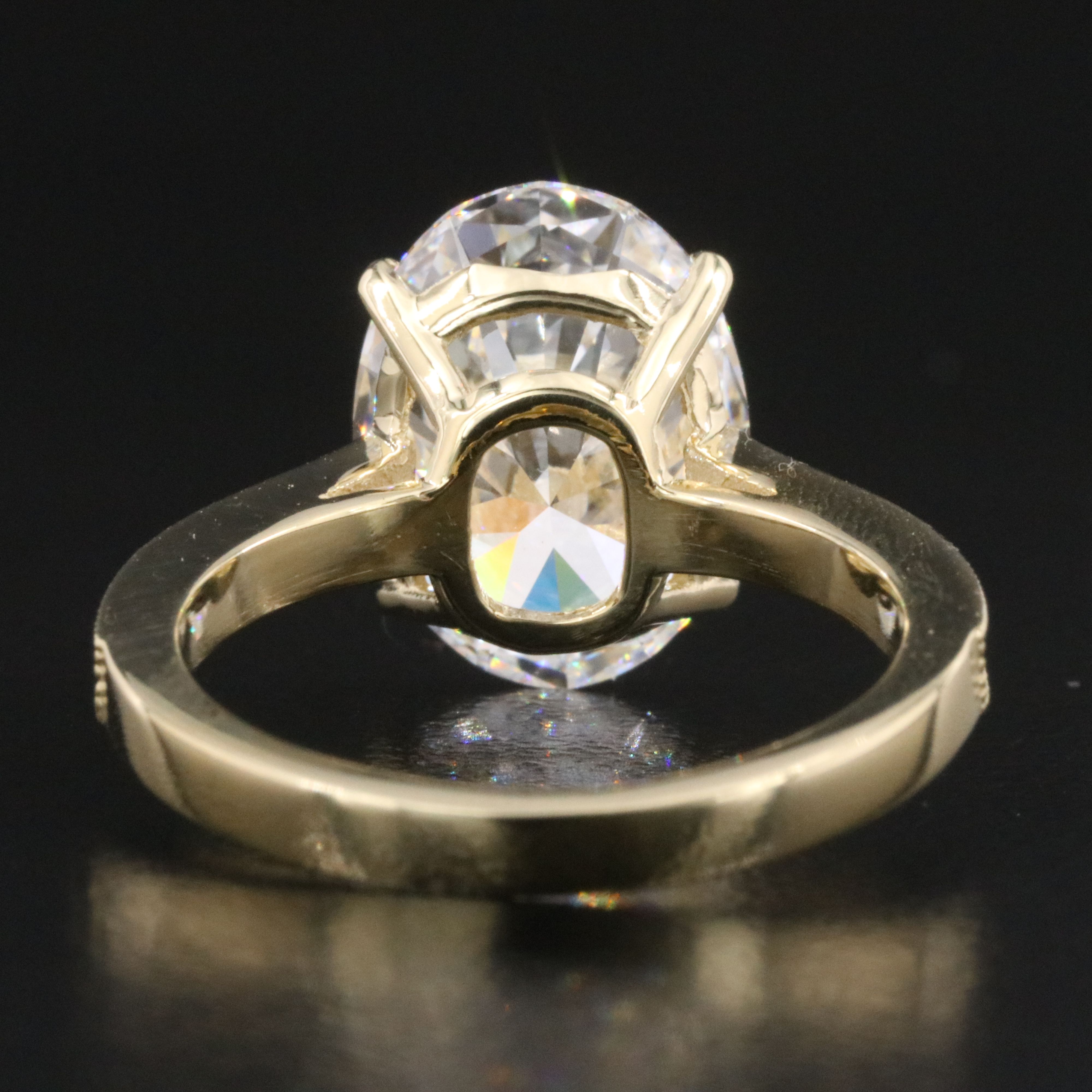 14K 5.24 CTW Lab Grown Diamond Ring