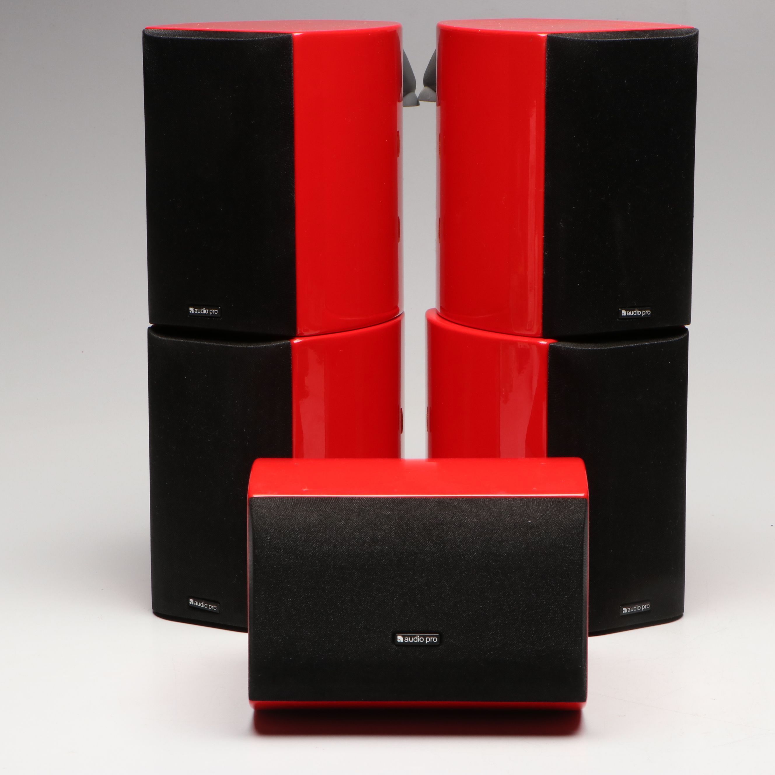Swedish Modern Audio Pro "Bravo Allroom SAT" Surround Sound Speakers