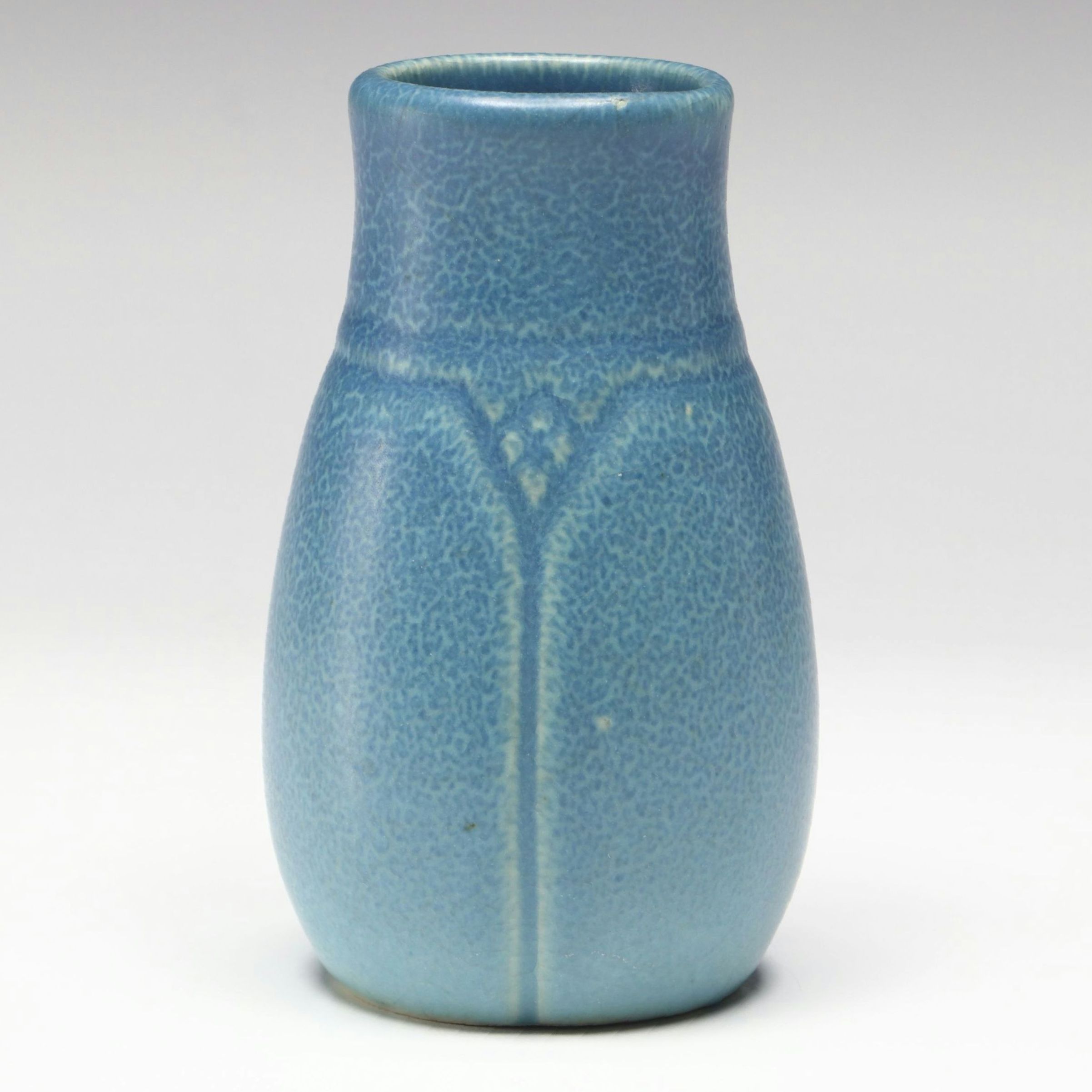 Rookwood Pottery Blue Art Nouveau Production Vase, 1915