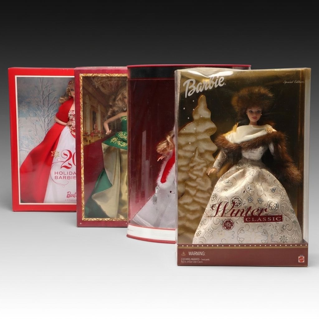 Special Edition "Winter Classic" Barbie with More Holiday Collection Dolls