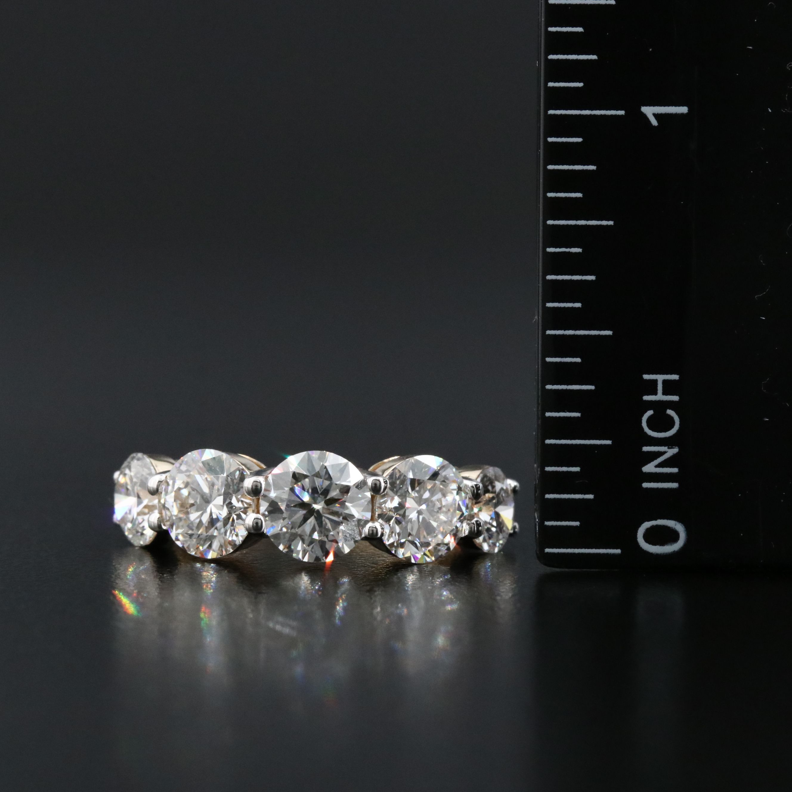 14K 4.33 CTW Lab Grown Diamond Ring