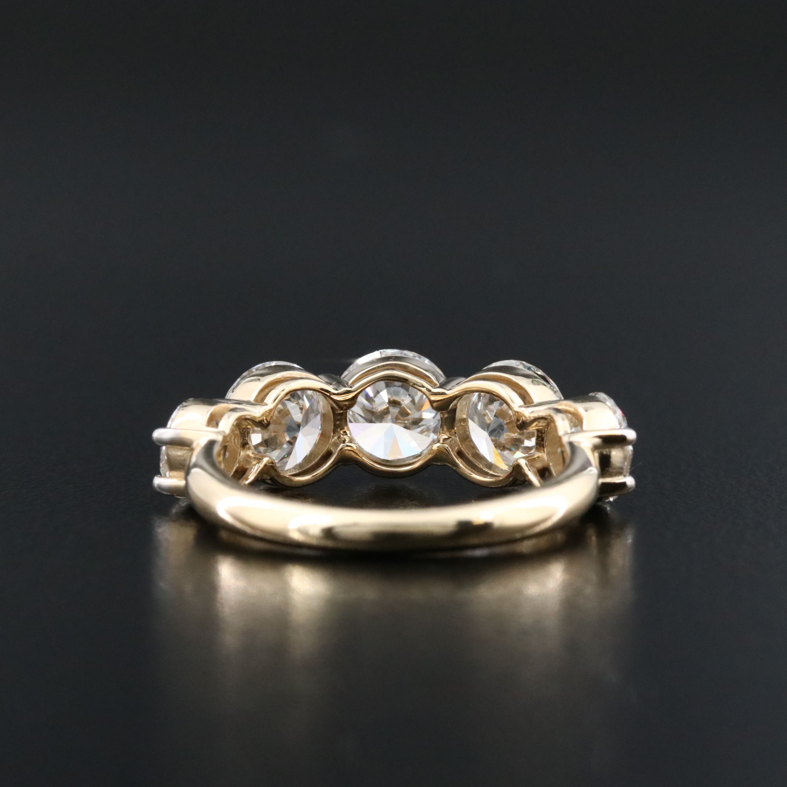 14K 4.33 CTW Lab Grown Diamond Ring