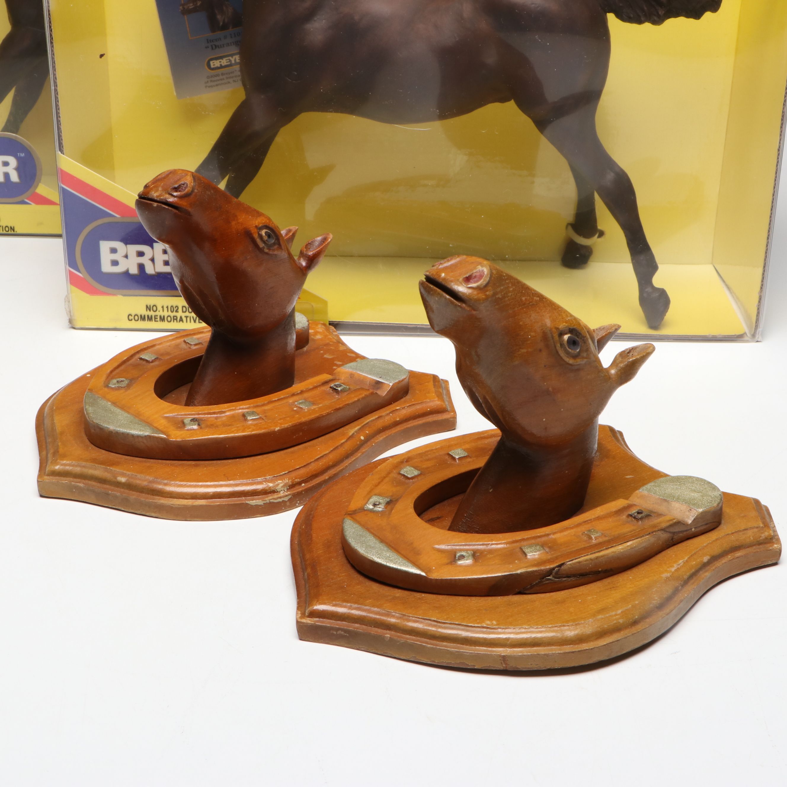 Breyer "Durango" Traditional Models with Wooden Horse Head Wall Décor