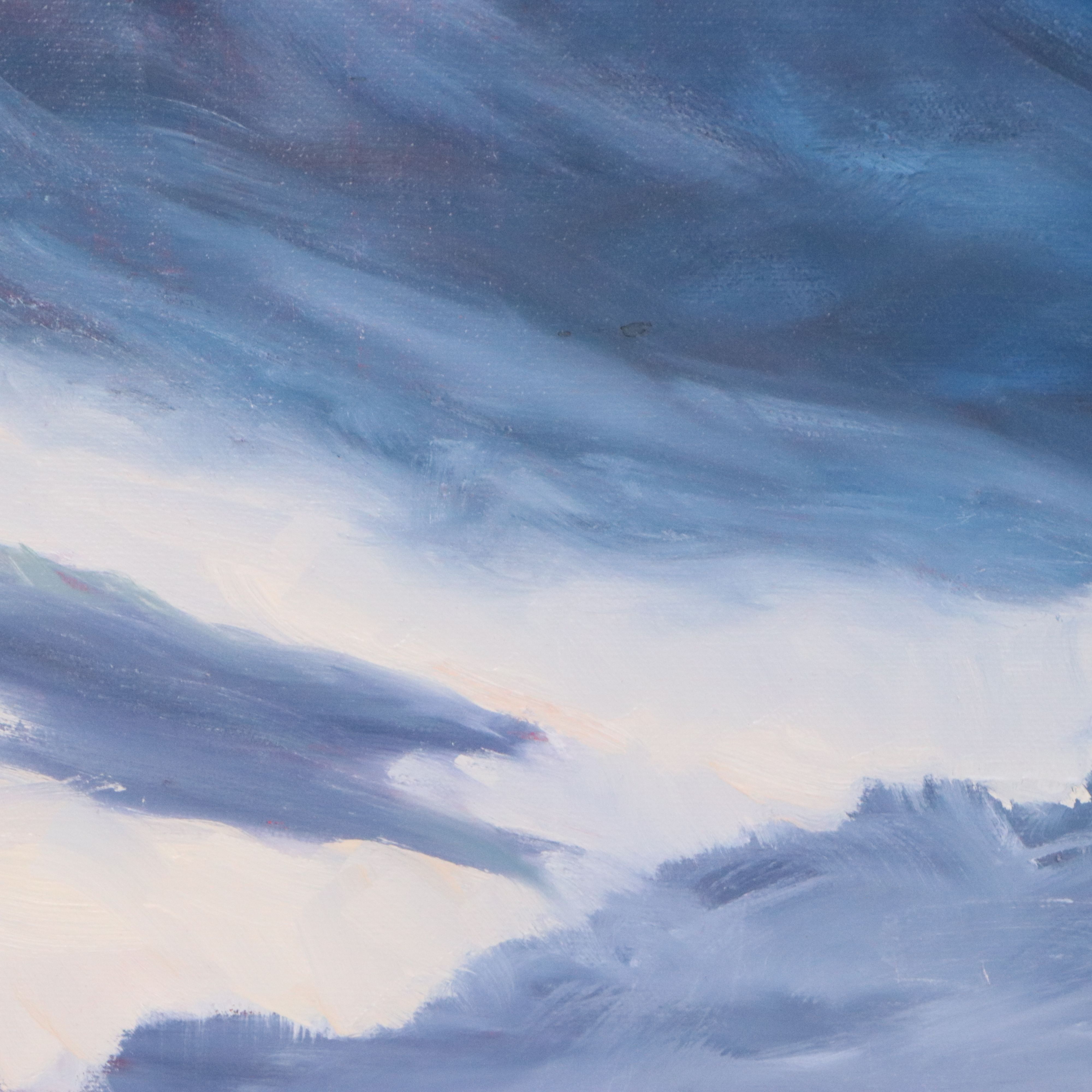 Jay Wilford Oil Painting "Prairie Squall," 21st Century