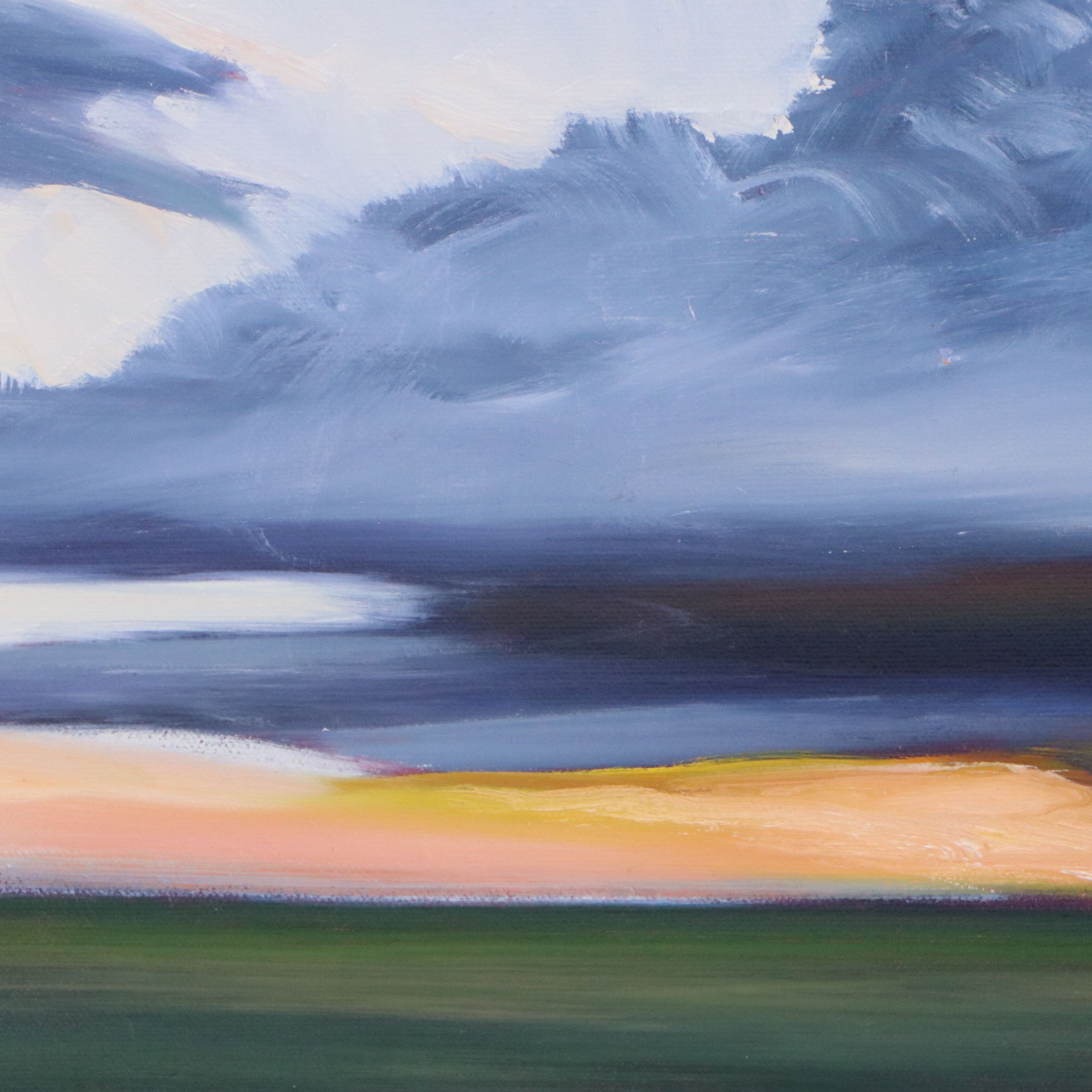 Jay Wilford Oil Painting "Prairie Squall," 21st Century