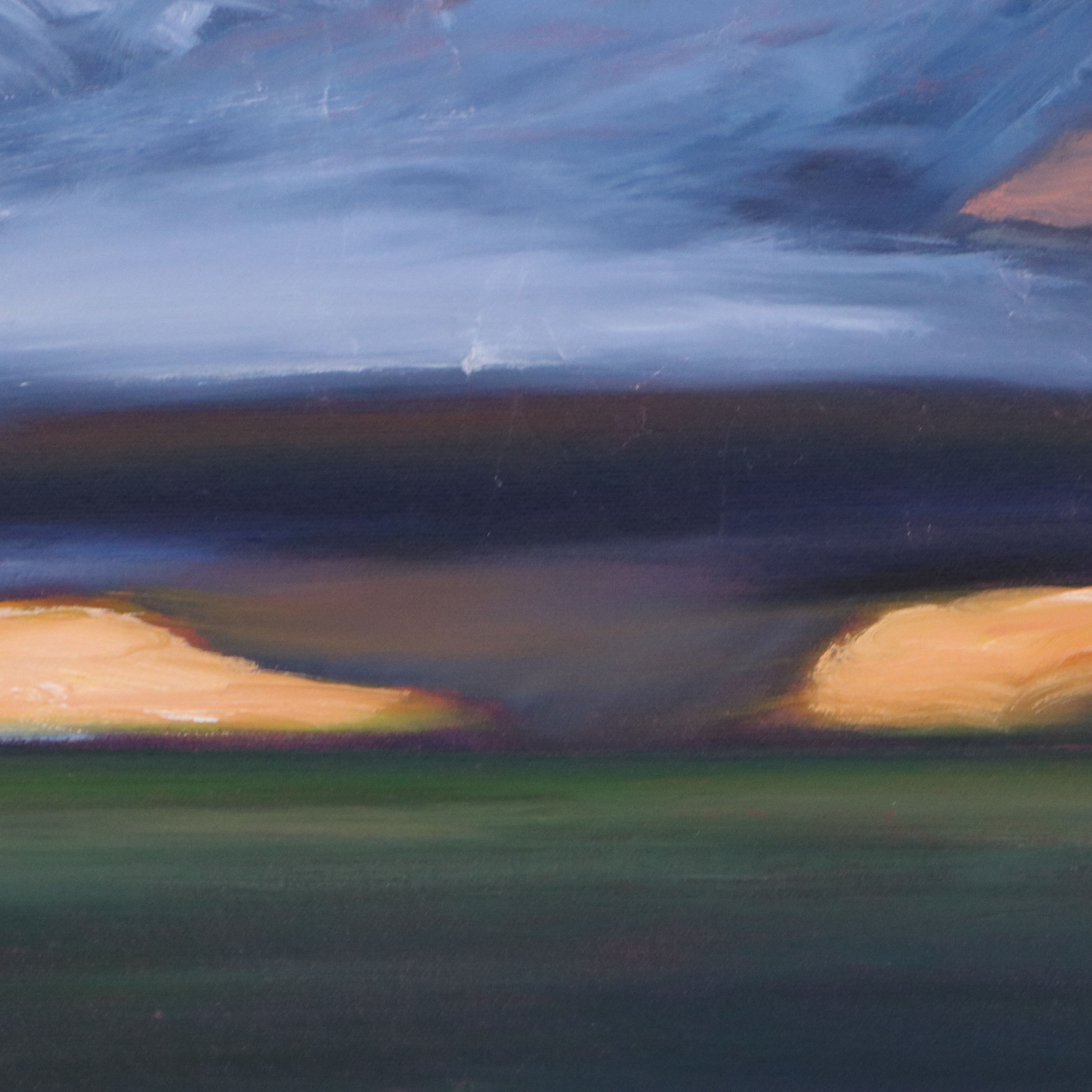 Jay Wilford Oil Painting "Prairie Squall," 21st Century