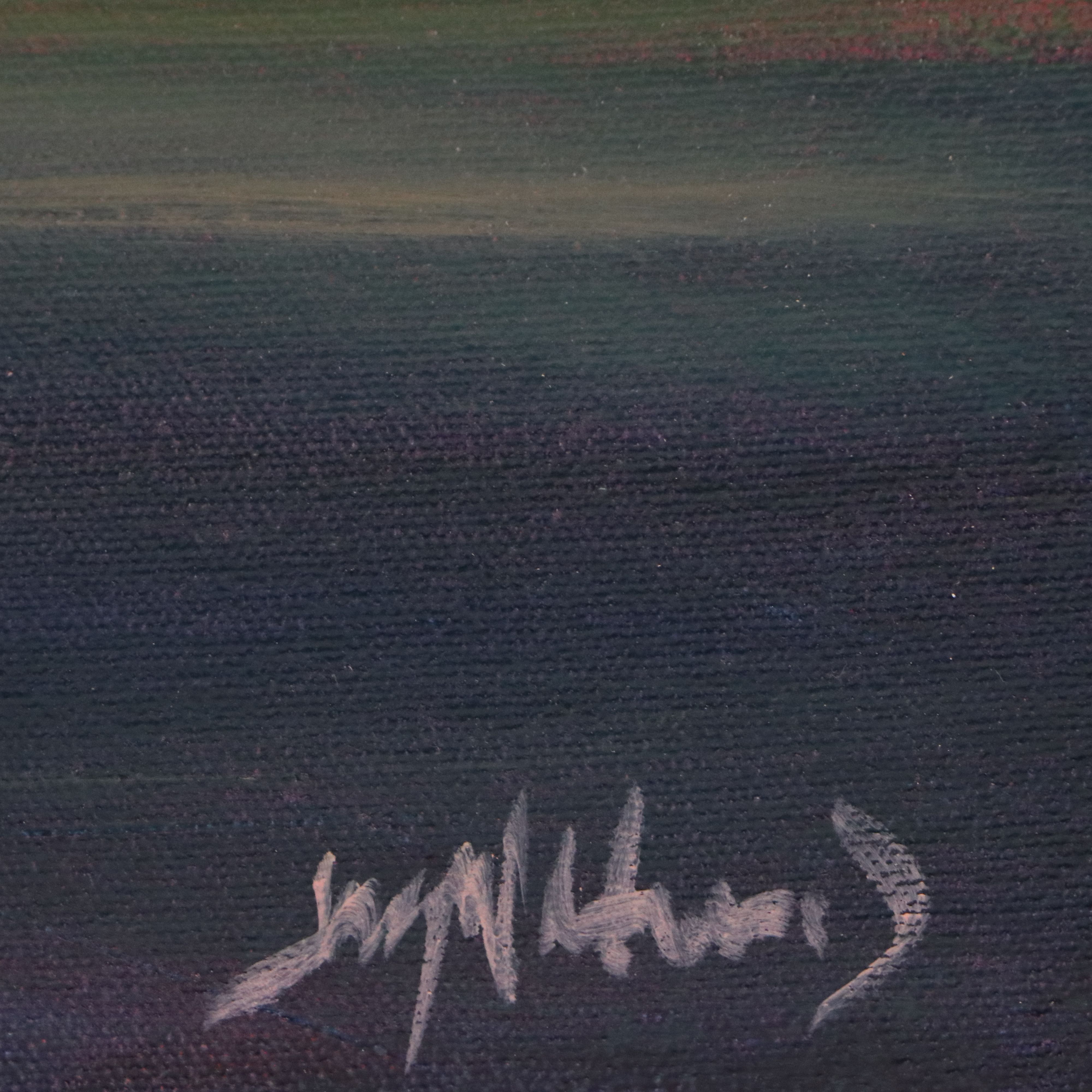 Jay Wilford Oil Painting "Prairie Squall," 21st Century