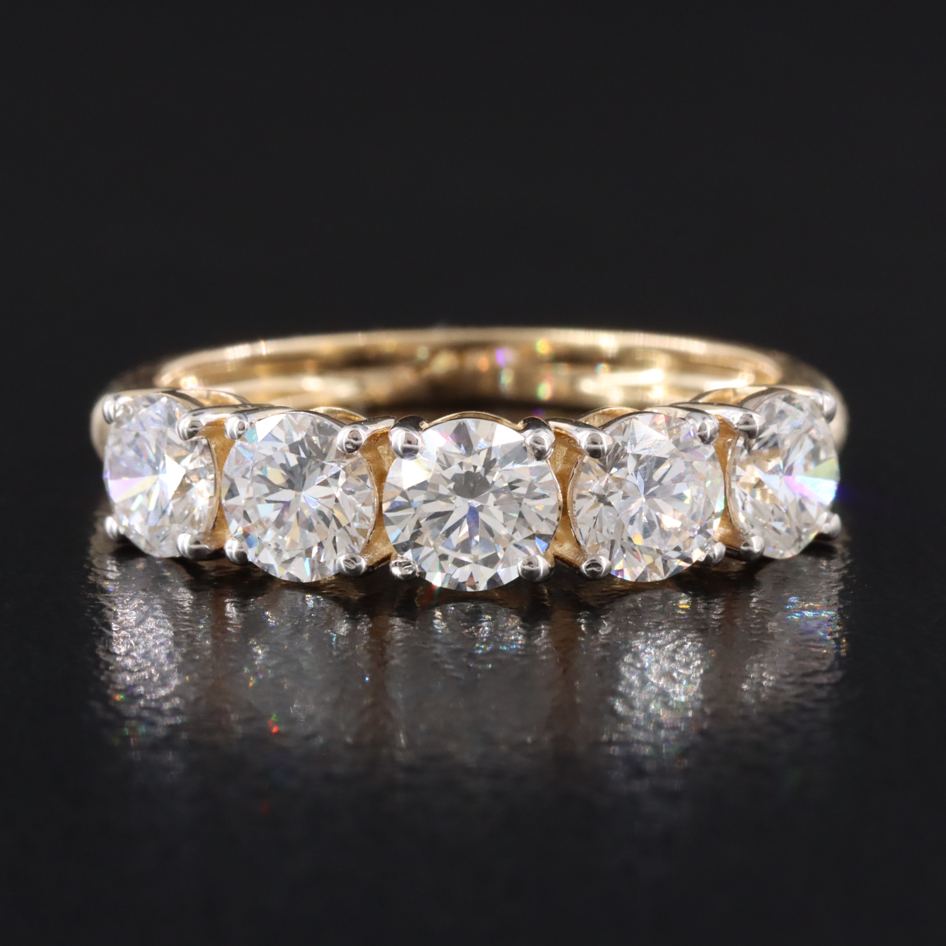 14K 1.73 CTW Lab Grown Diamond Ring