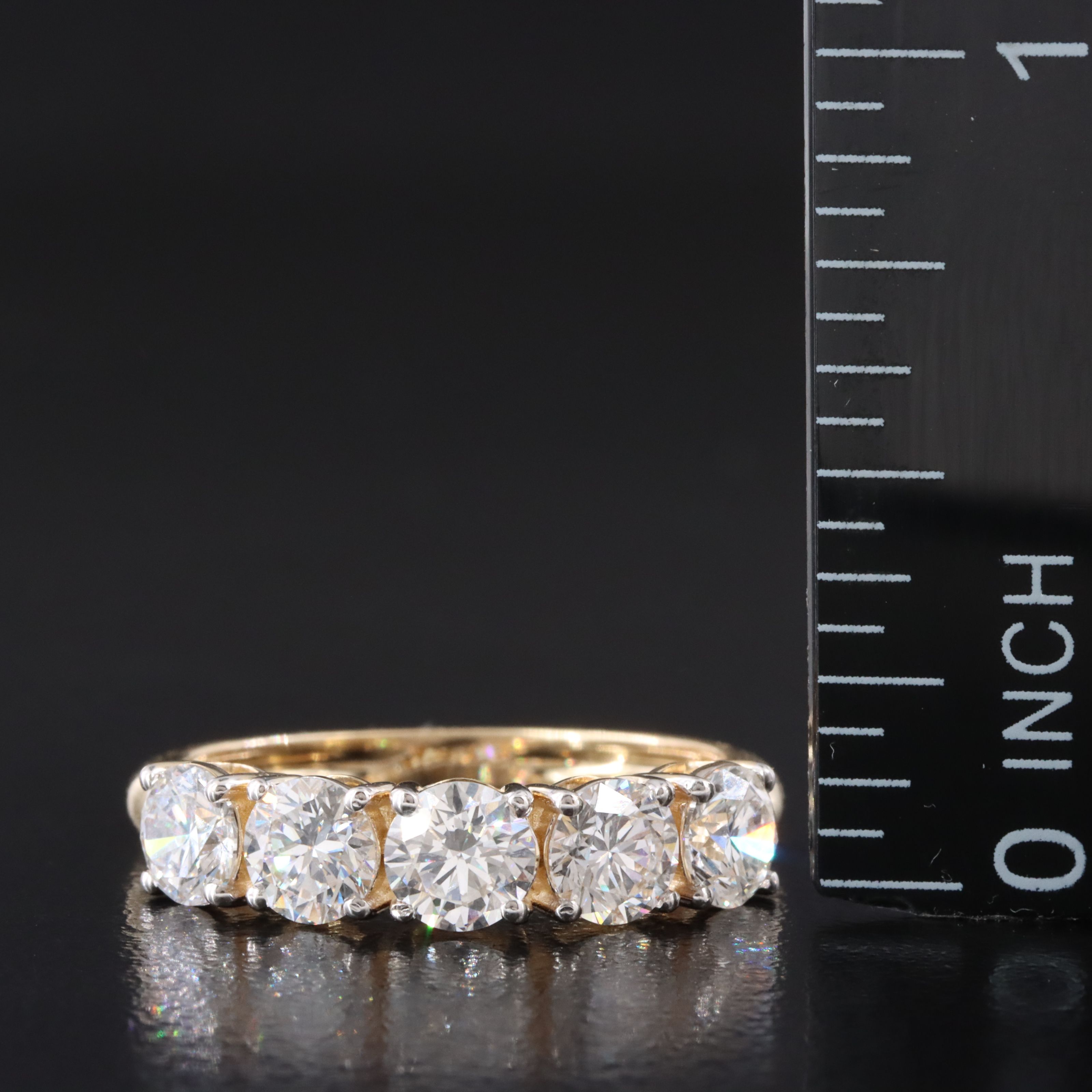 14K 1.73 CTW Lab Grown Diamond Ring