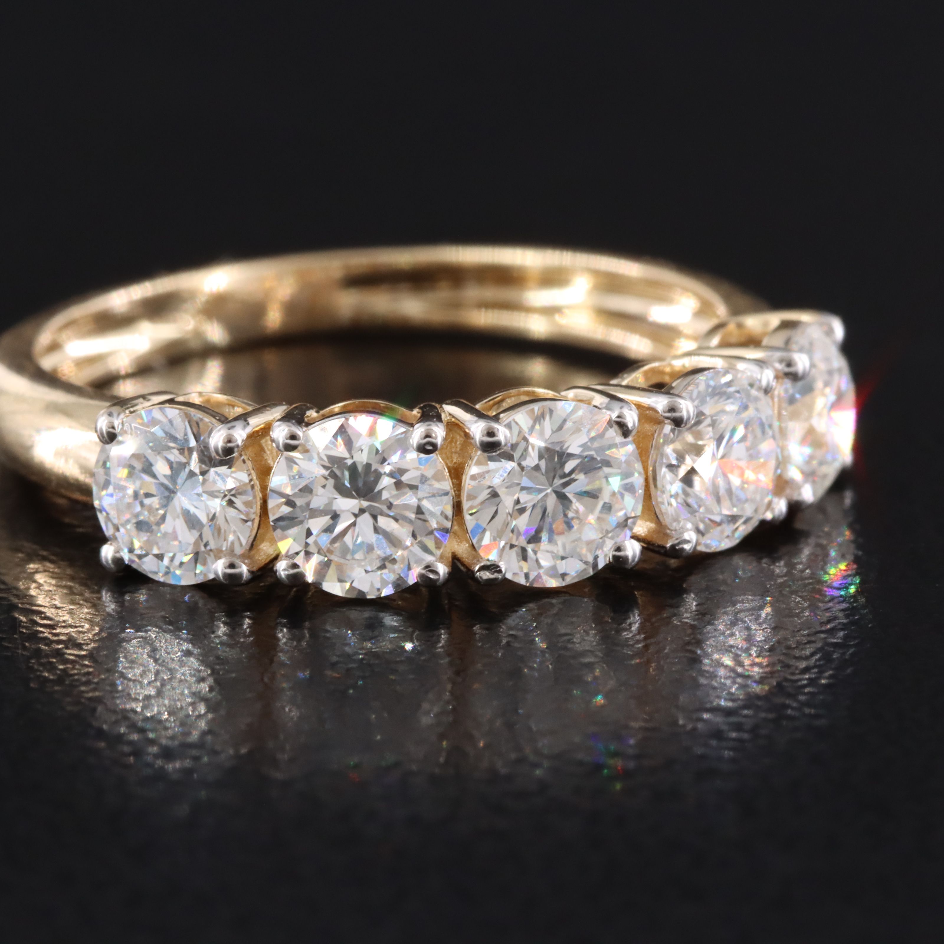 14K 1.73 CTW Lab Grown Diamond Ring