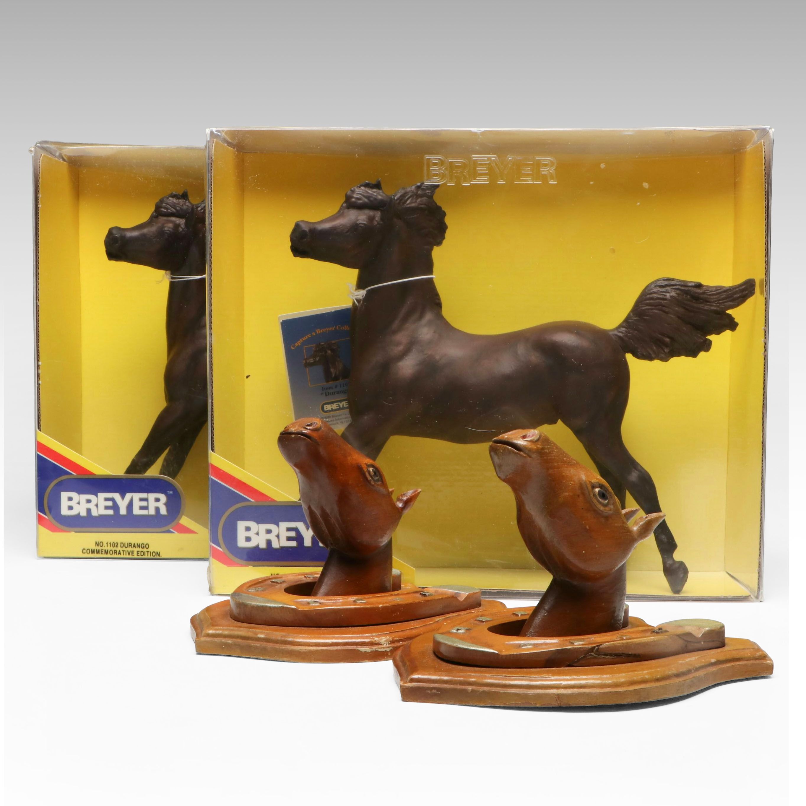 Breyer "Durango" Traditional Models with Wooden Horse Head Wall Décor