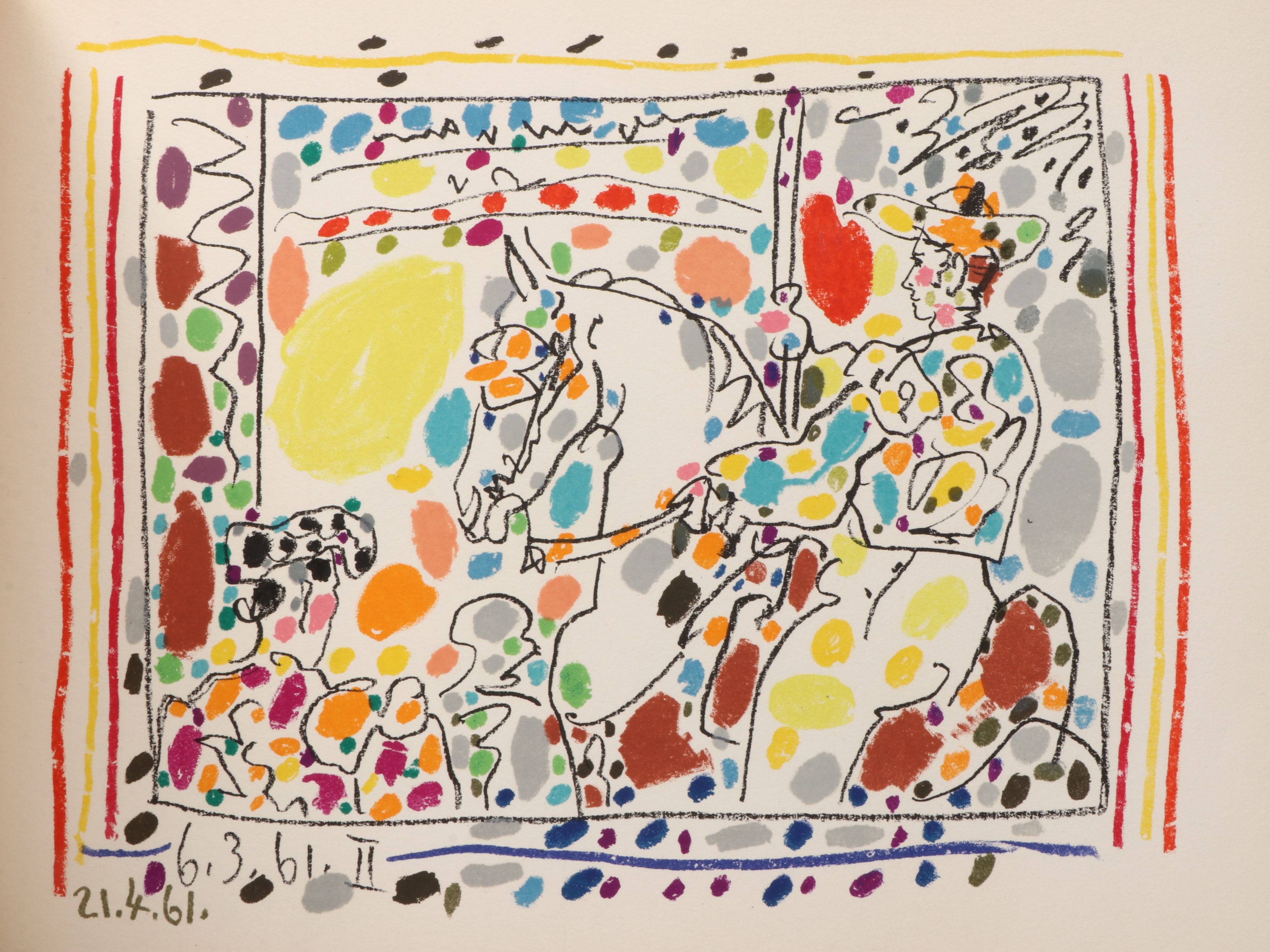 First American Edition "Picasso: Toreros" by Jaime Sabartés, 1961