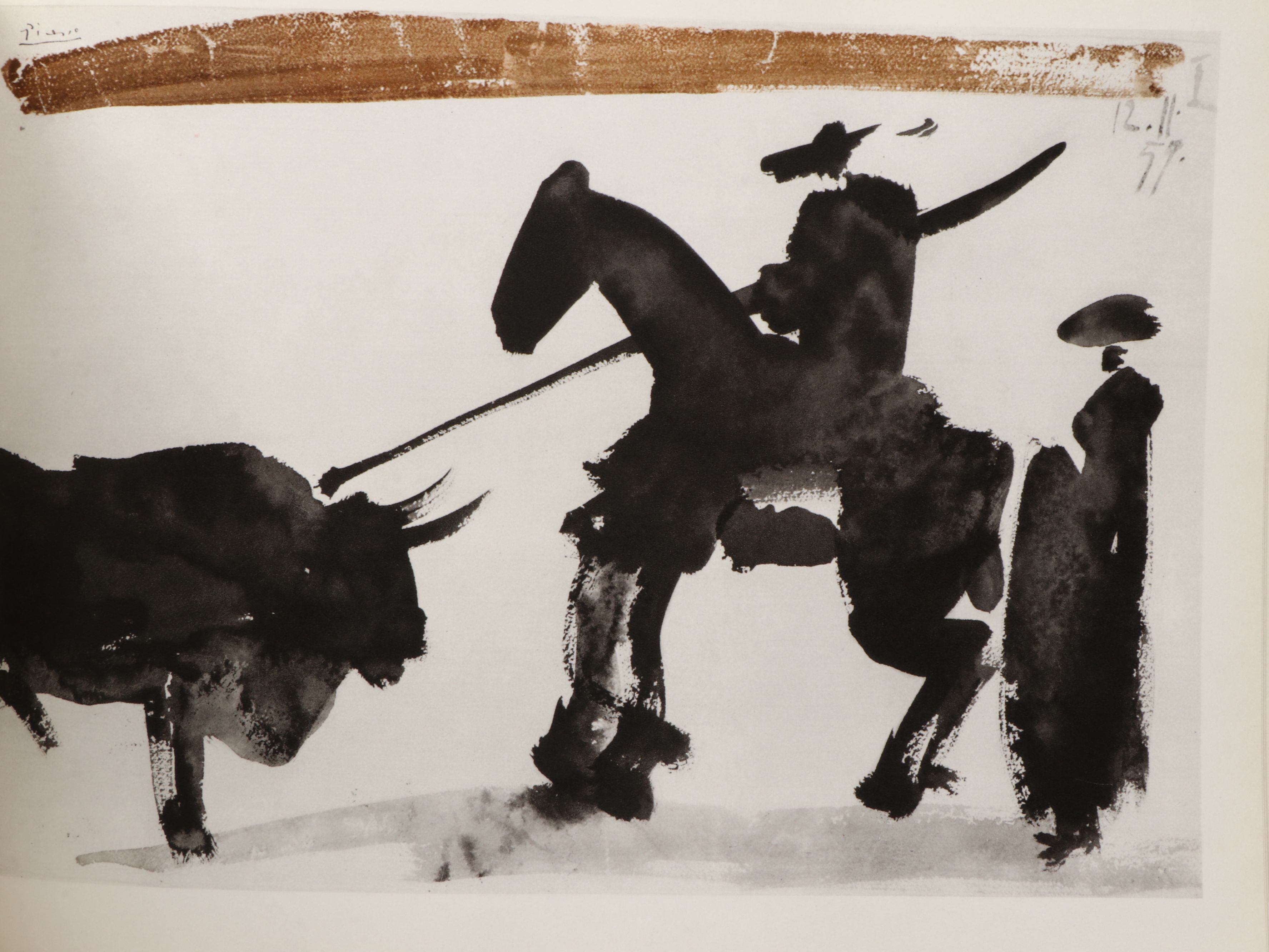 First American Edition "Picasso: Toreros" by Jaime Sabartés, 1961