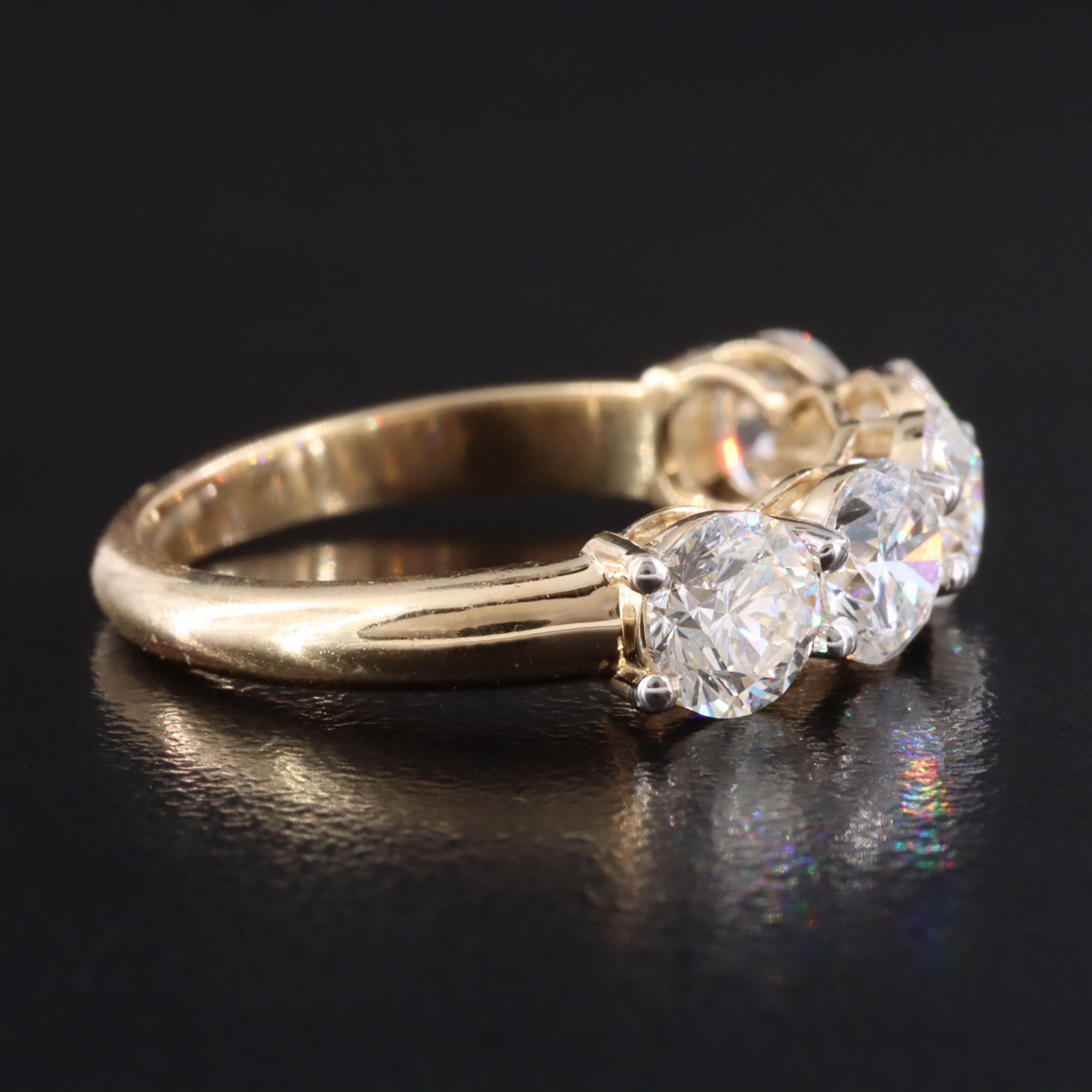 14K 2.72 CTW Lab Grown Diamond Ring