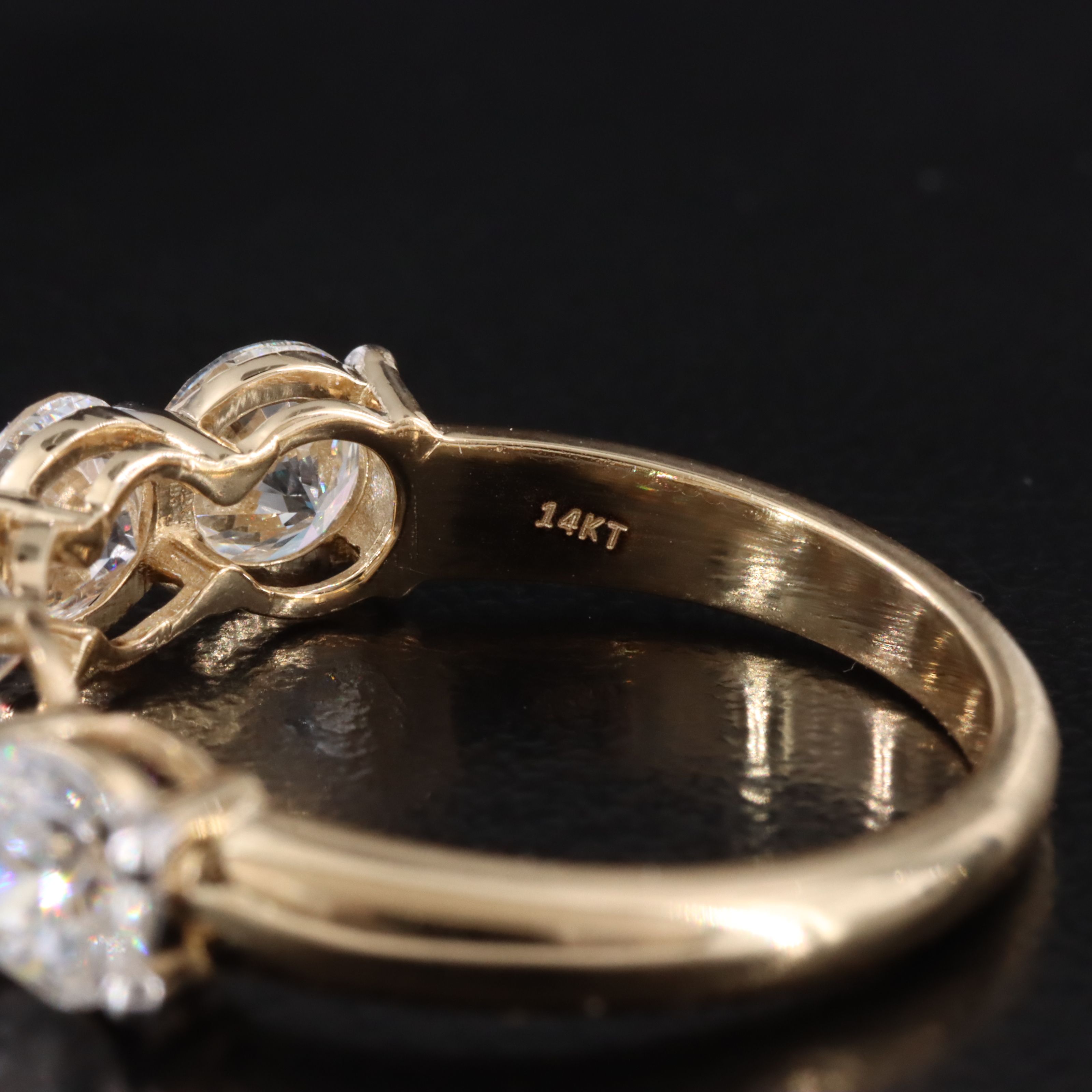 14K 2.72 CTW Lab Grown Diamond Ring