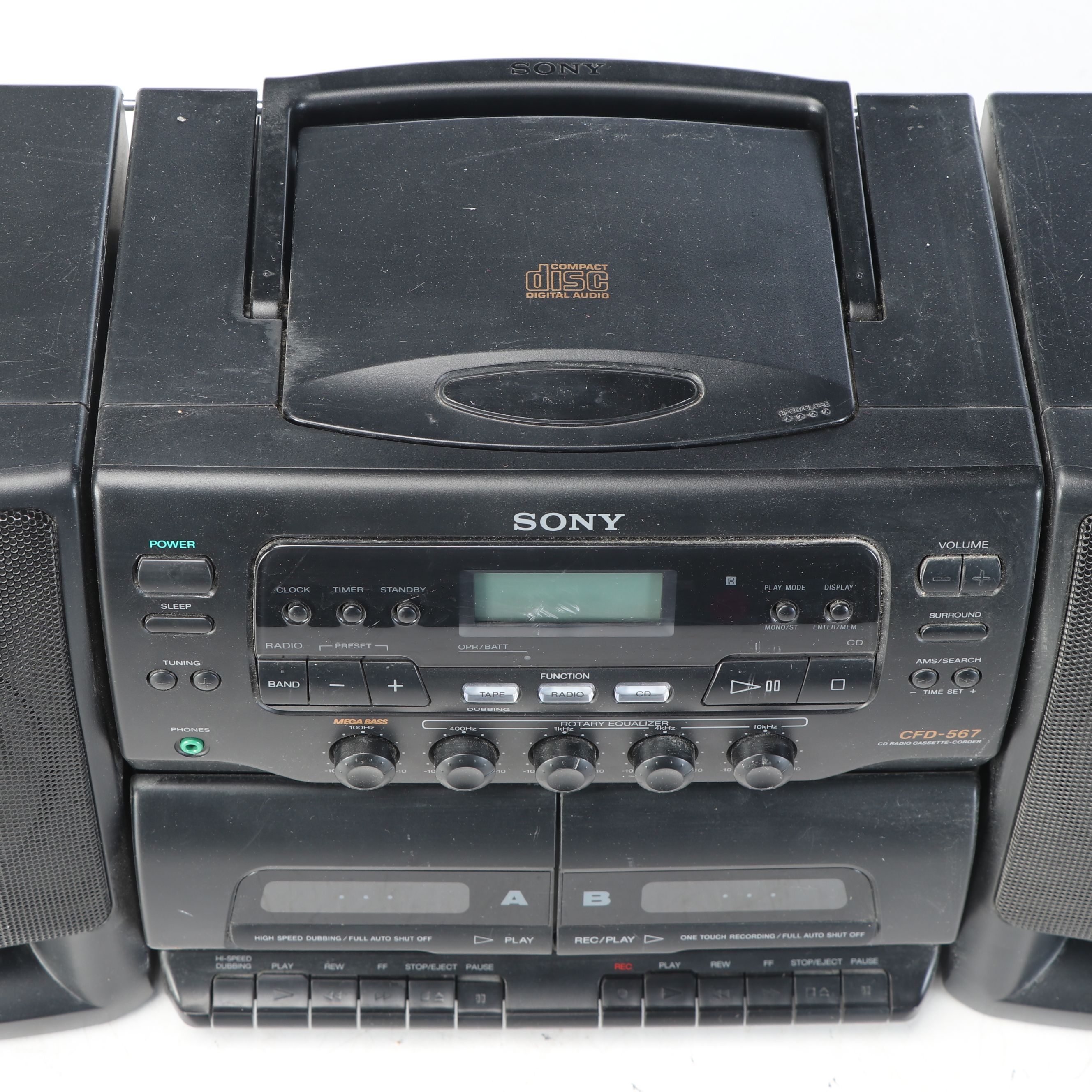 Sony CFD-567 CD Radio Cassette Recorder, 1996