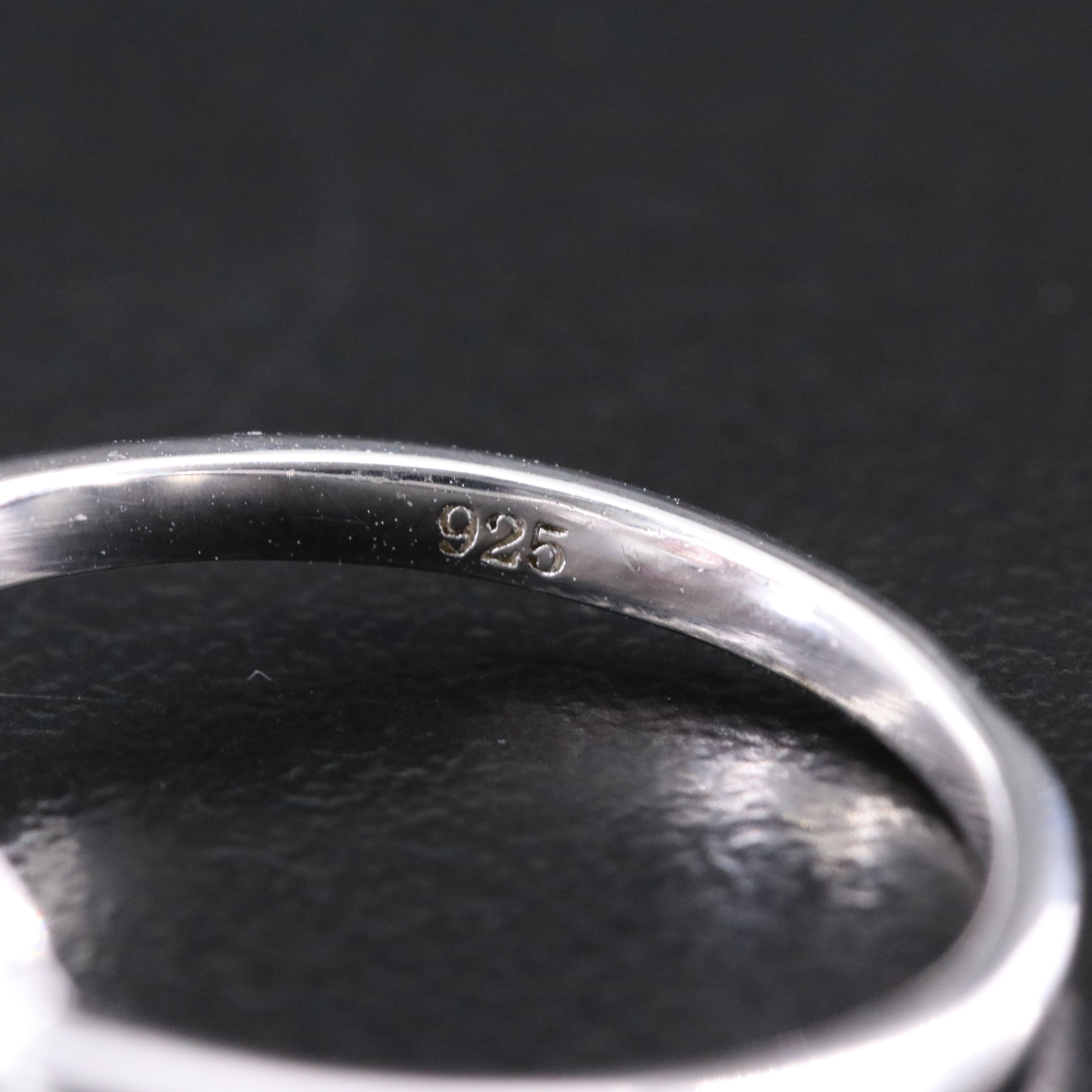 Sterling Pavé Ruby and Sapphire Ring