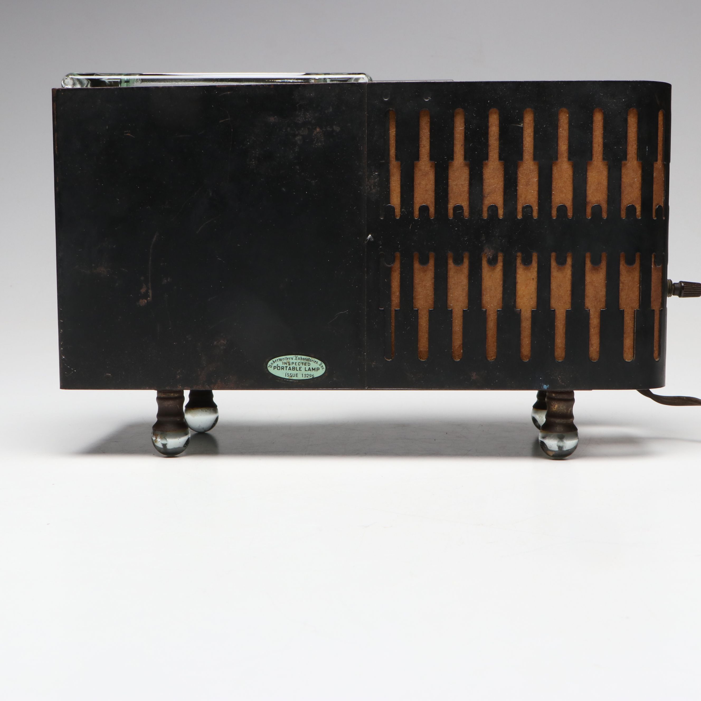 Bilt-Rite Combination Fish Tank Television Accent Lamp, Mid-20th C.