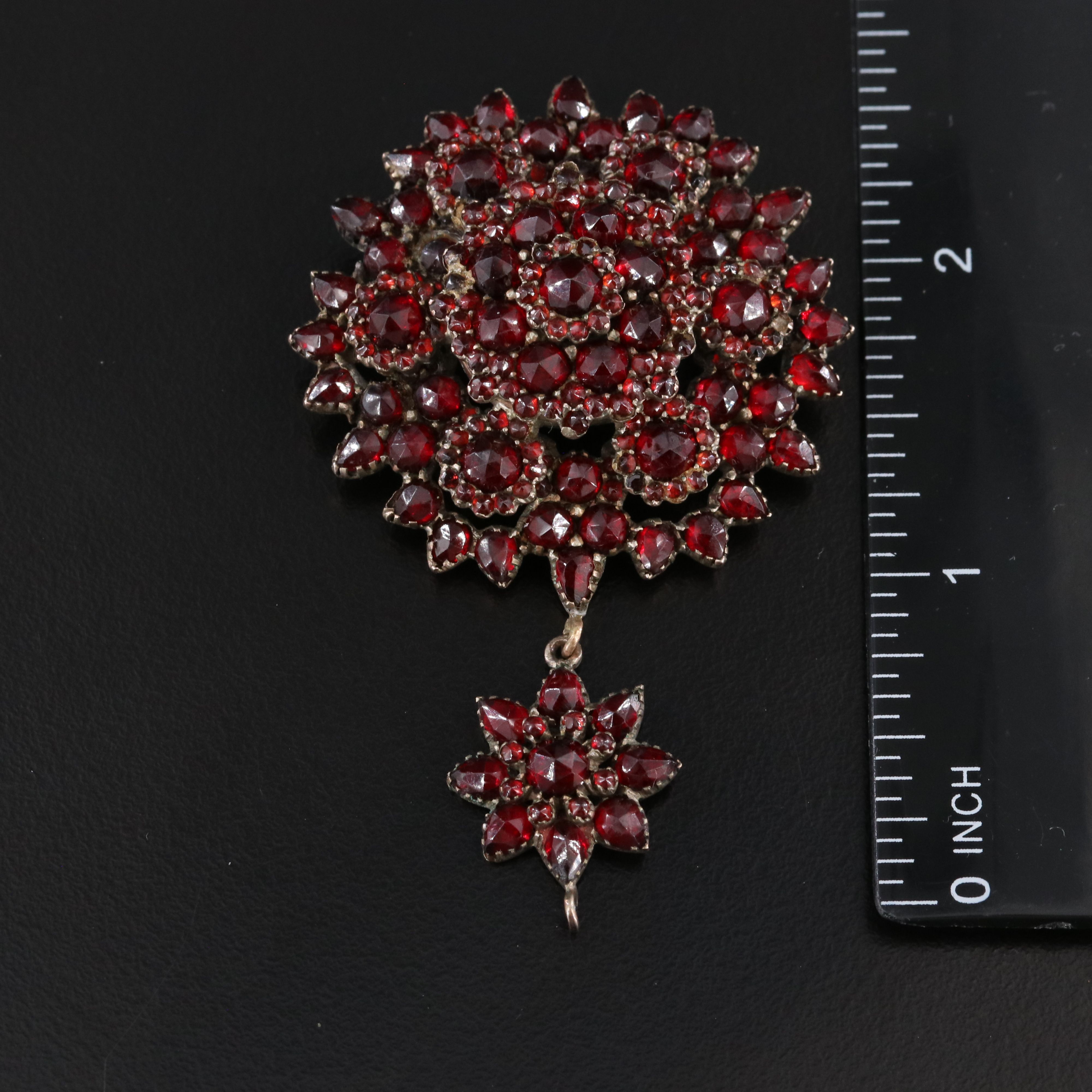 Antique Garnet Brooch