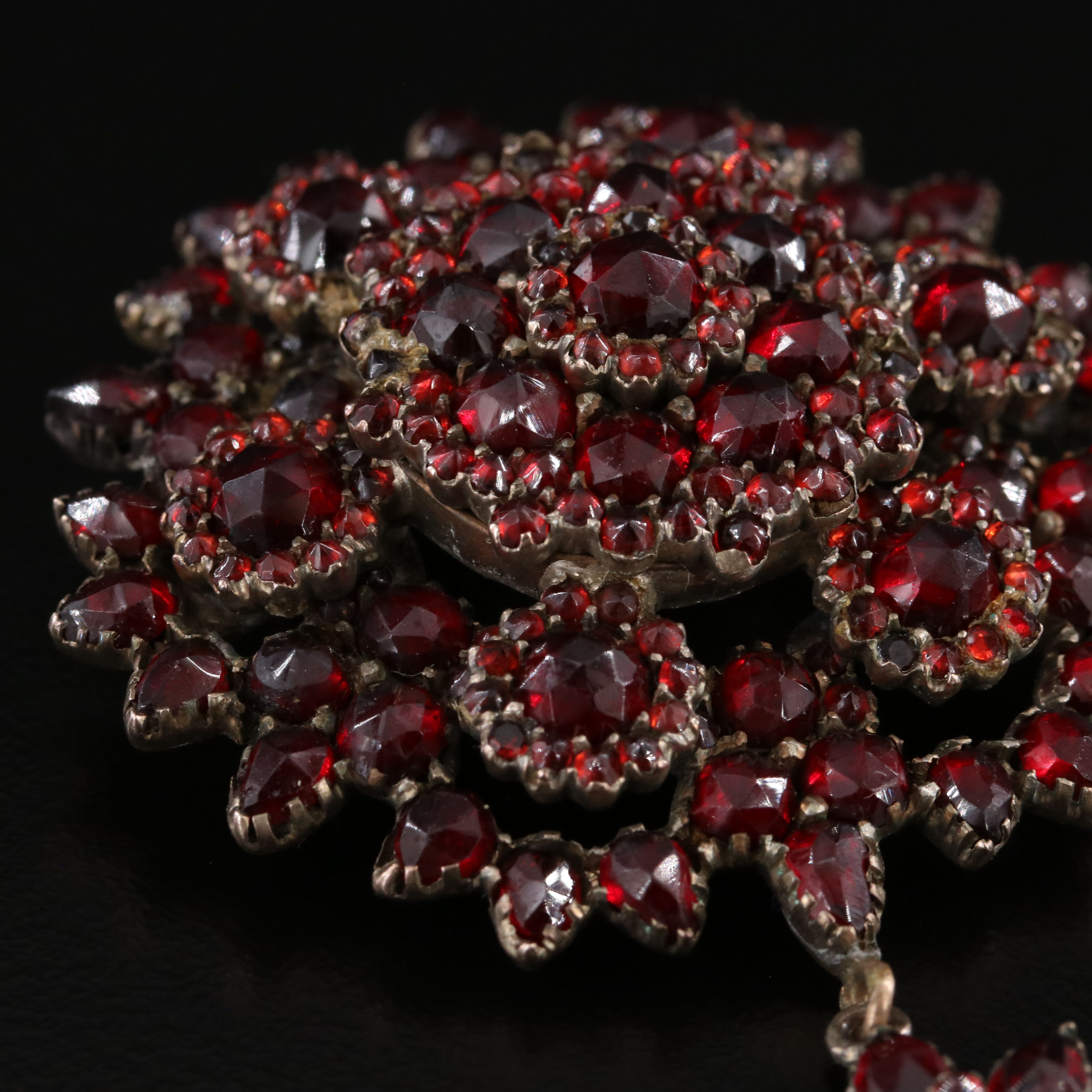 Antique Garnet Brooch
