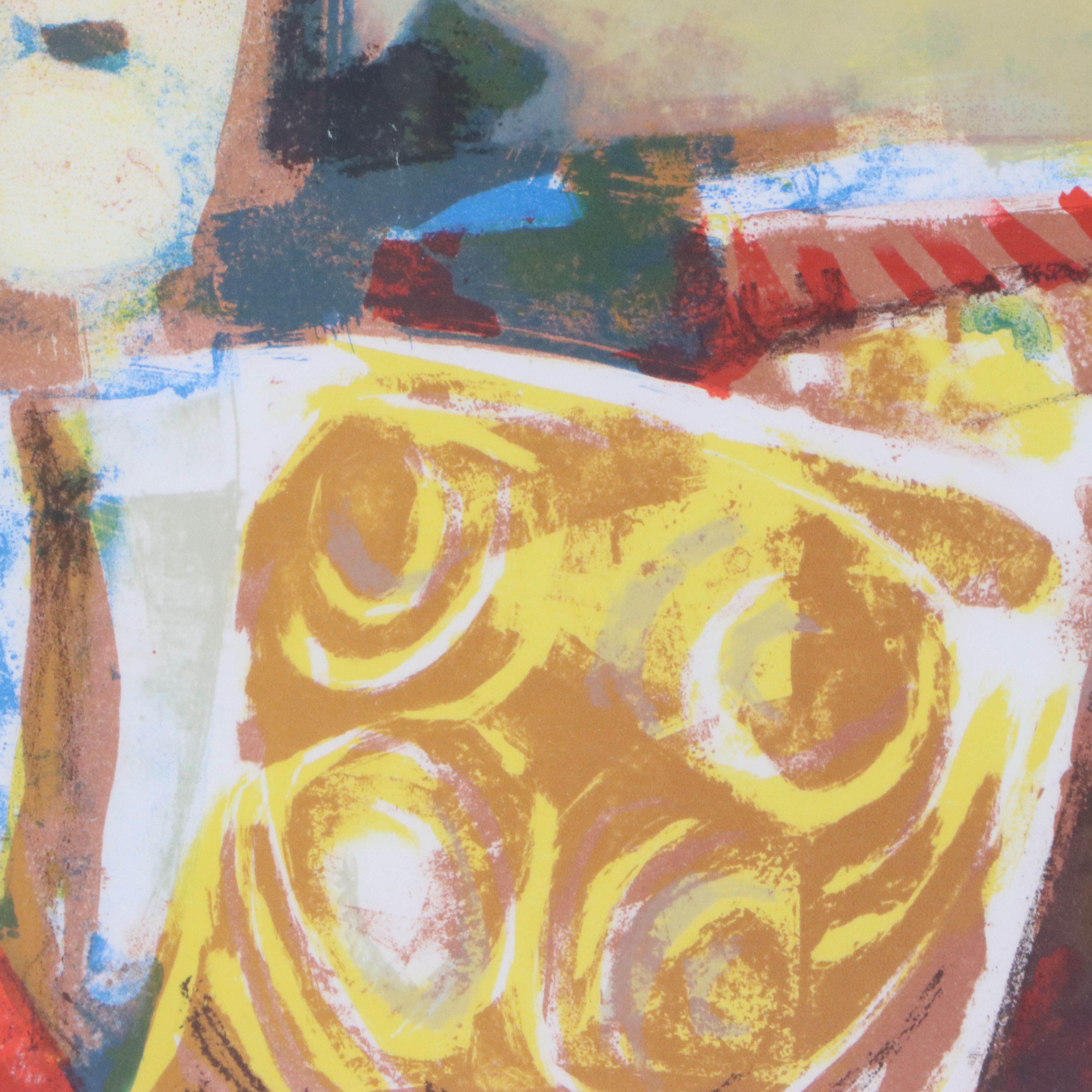 Alvar Suñol Color Lithograph "Matador," 20th Century