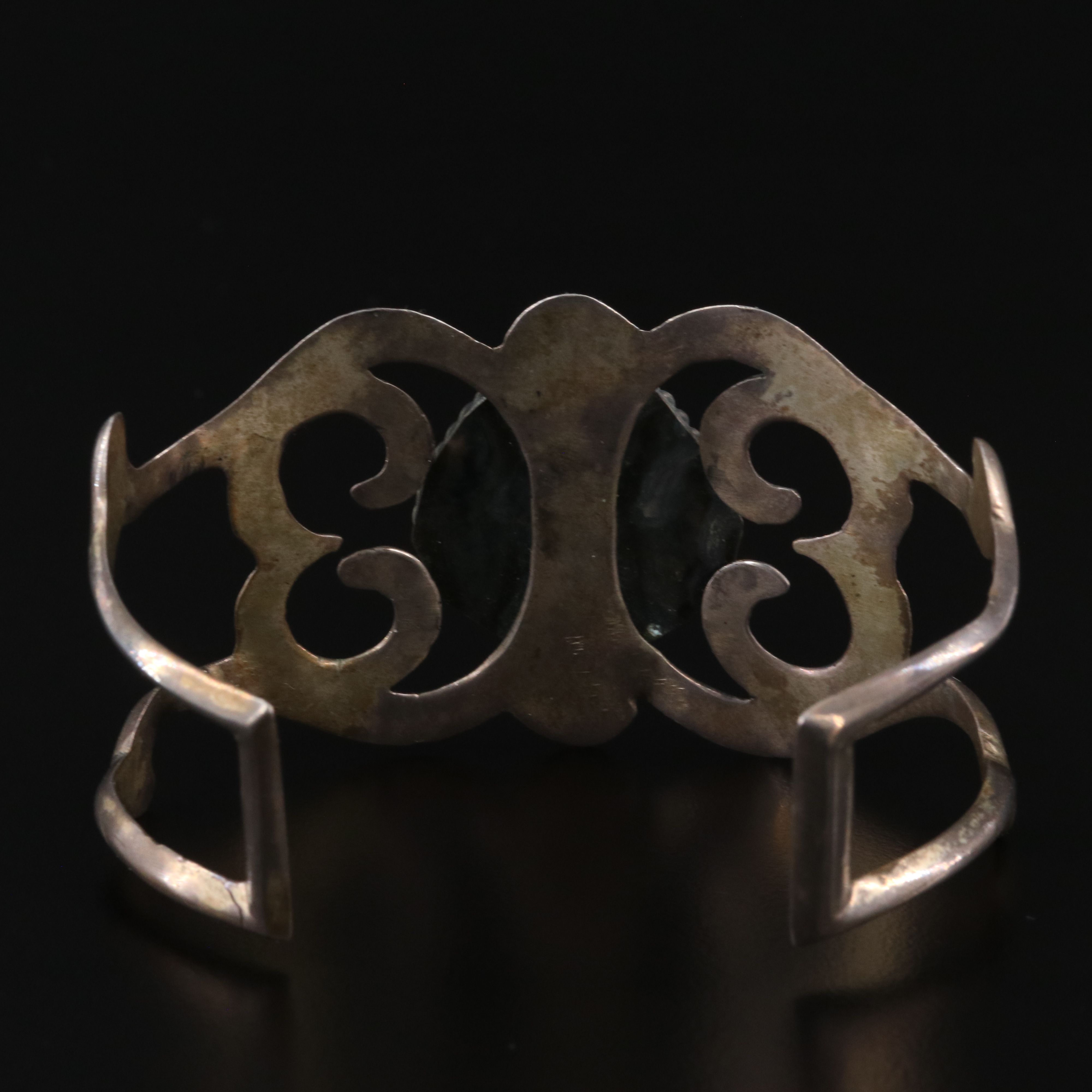 Southwestern Sterling Turquoise Cuff Bracelet