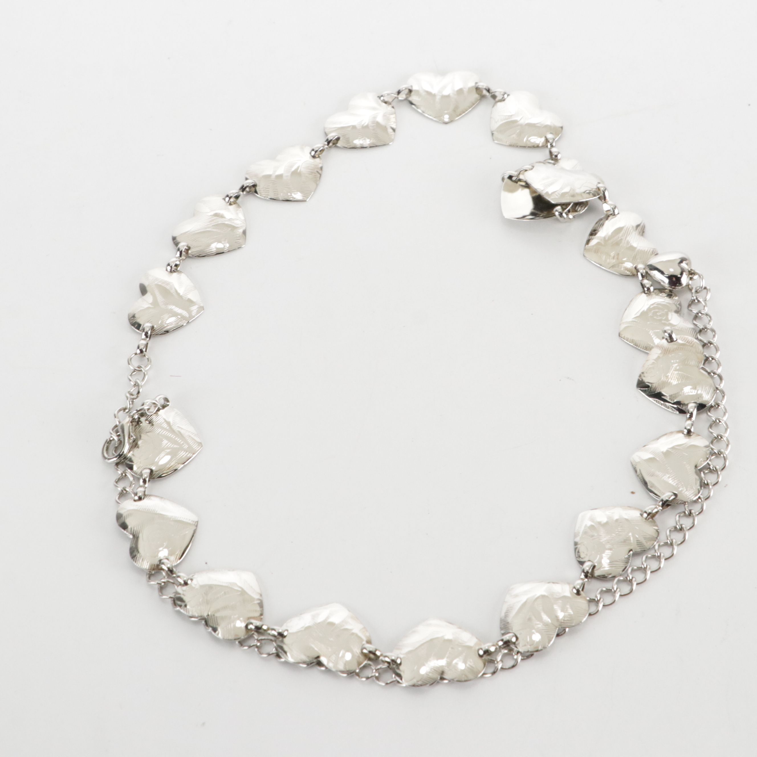 Woodward and Other Faux Leather Belts with Assorted Chain Link Belts