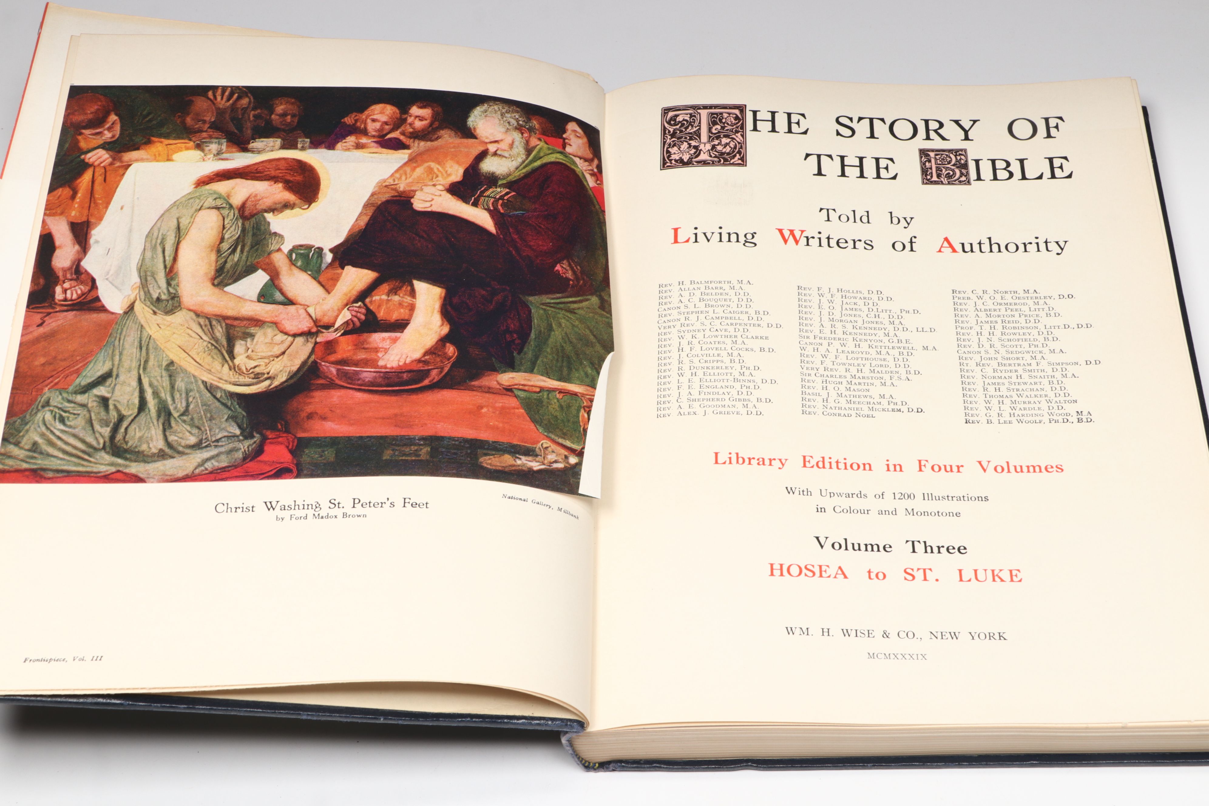 "The Story of the Bible" Complete Set, 1939